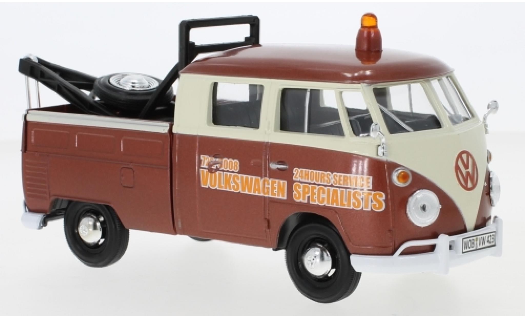 Volkswagen T1 1/24 Motormax Abschleppwagen Specialists modelauto