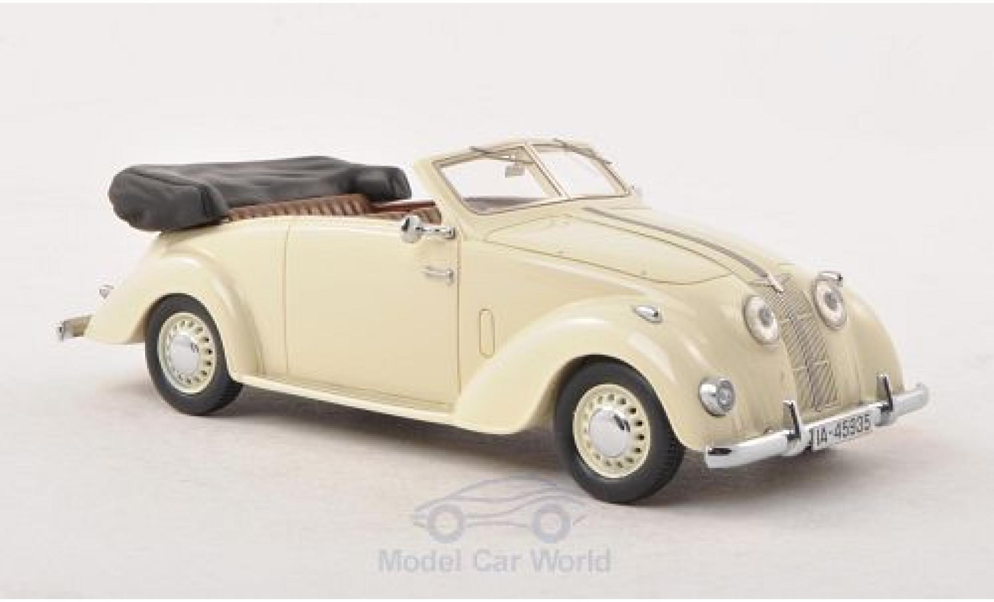 Adler 2.5 1/43 Neo L Cabriolet beige 1937 modelauto