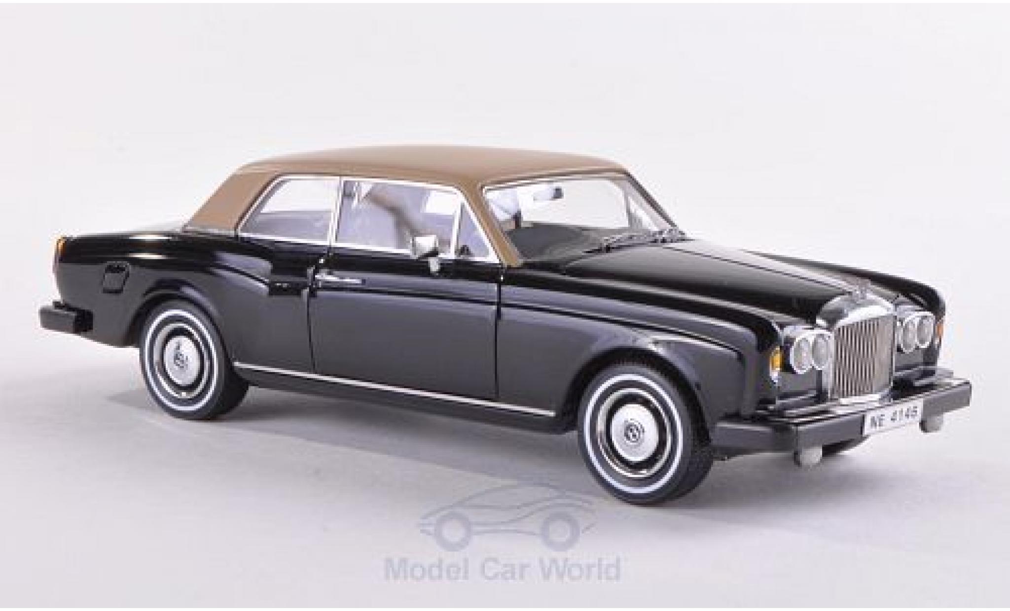 Bentley Corniche 1/43 Neo FHC zwart/beige RHD 1977 modelauto