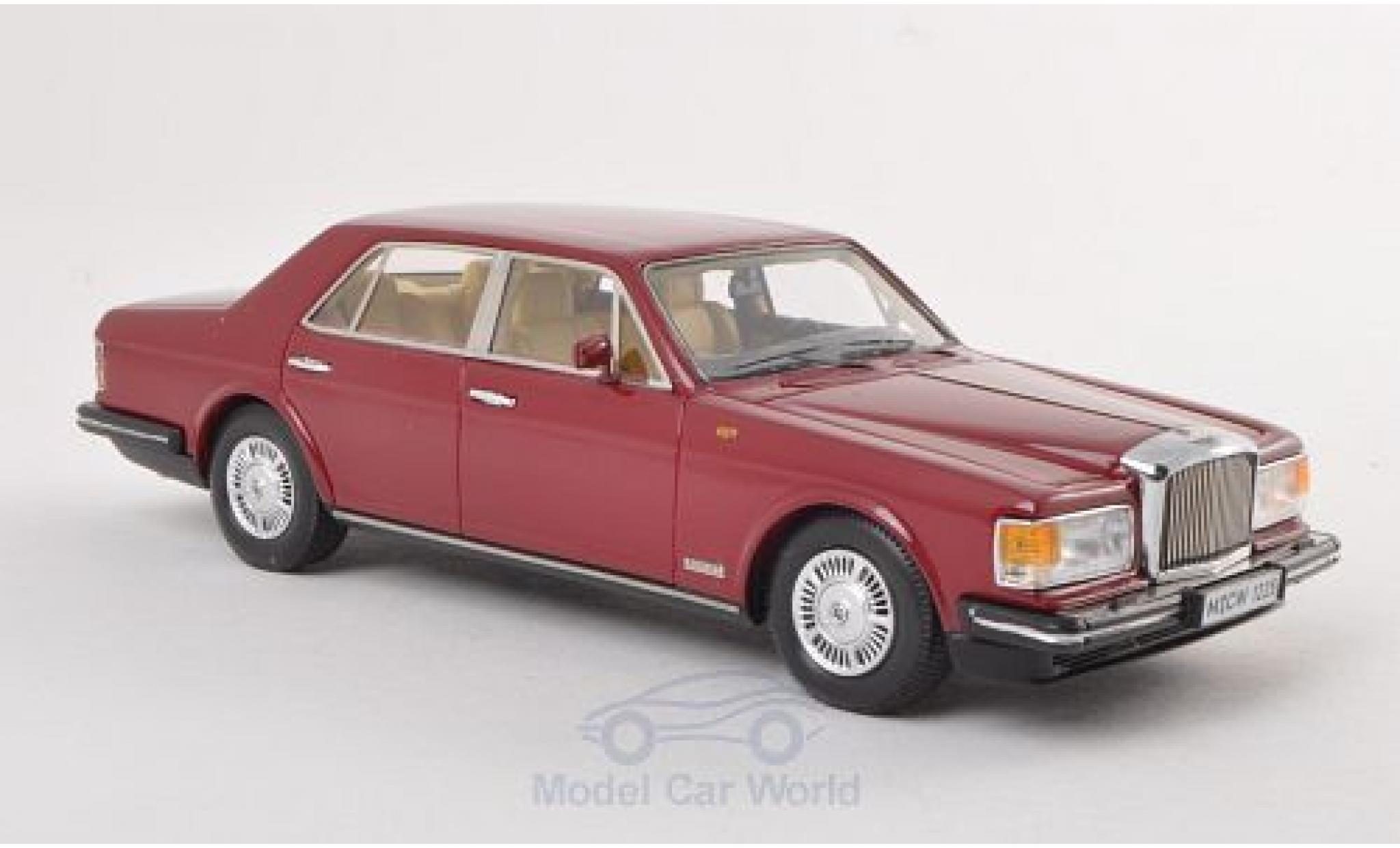 Bentley Mulsanne 1/43 Neo rood 1982 modelauto