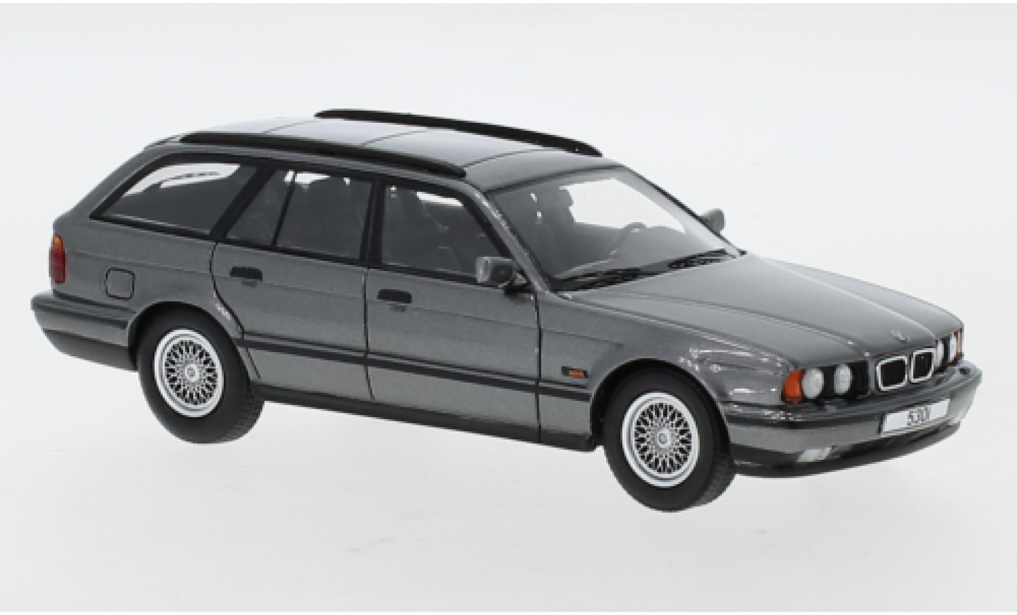 Bmw 530 1/43 Neo i (E34) Touring metallic grijs modelauto
