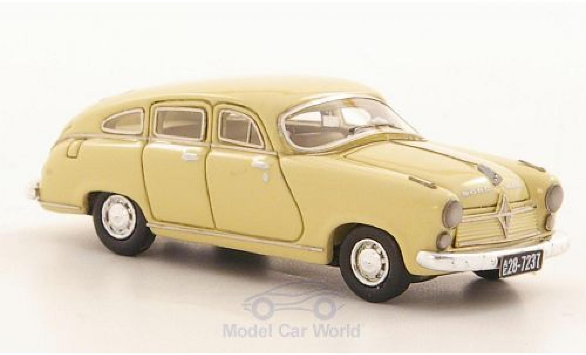 Borgward Hansa 2400 1/87 Neo beige 1952 modelauto