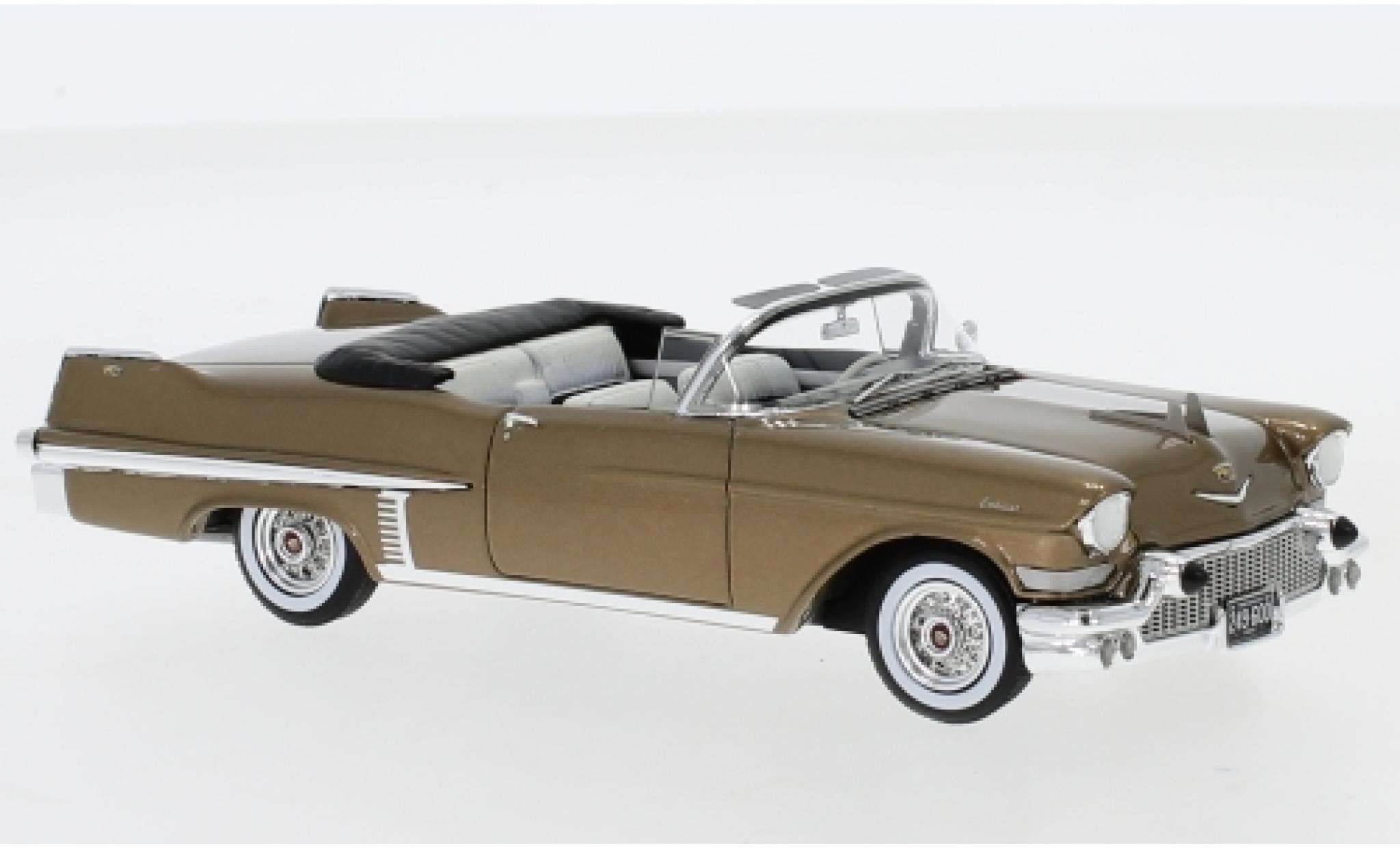 Cadillac Series 62 1/43 Neo Cabriolet metallic bruin 1957 modelauto