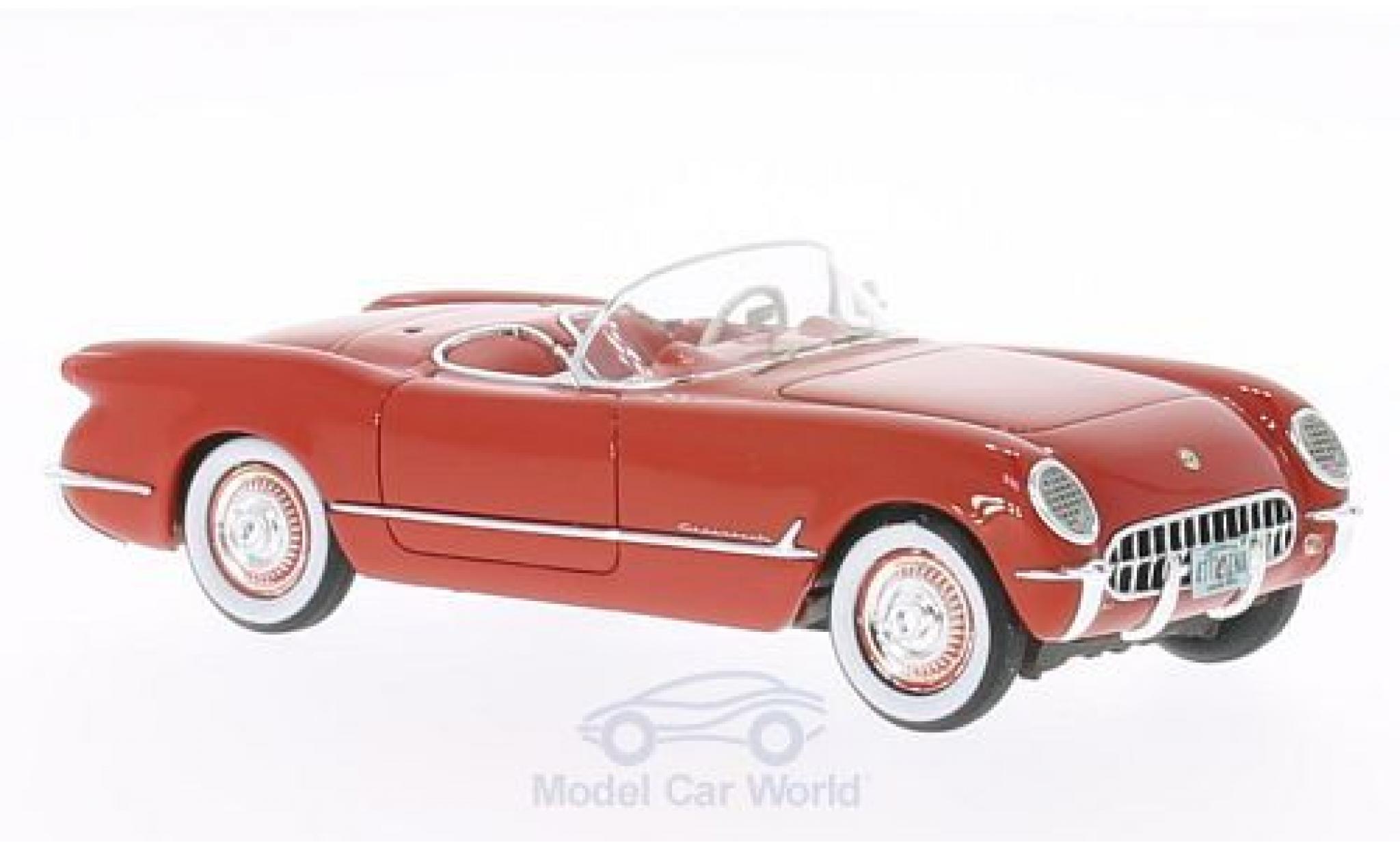 Chevrolet Corvette 1/43 Neo (C1) rood 1953 modelauto