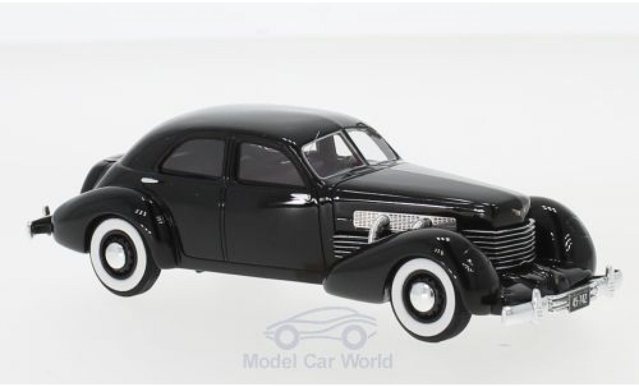 Cord 812 1/43 Neo Supercharged Sedan zwart 1937 modelauto