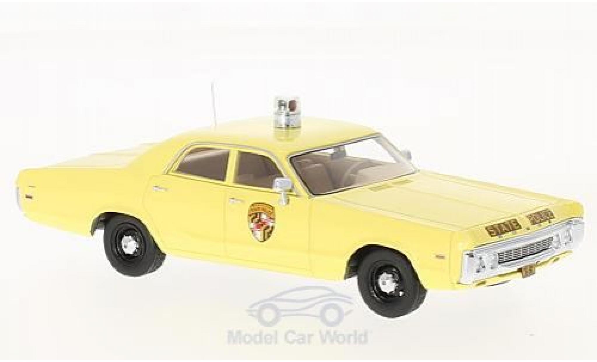 Dodge Polara 1/43 Neo Maryland State Politie 1972 modelauto