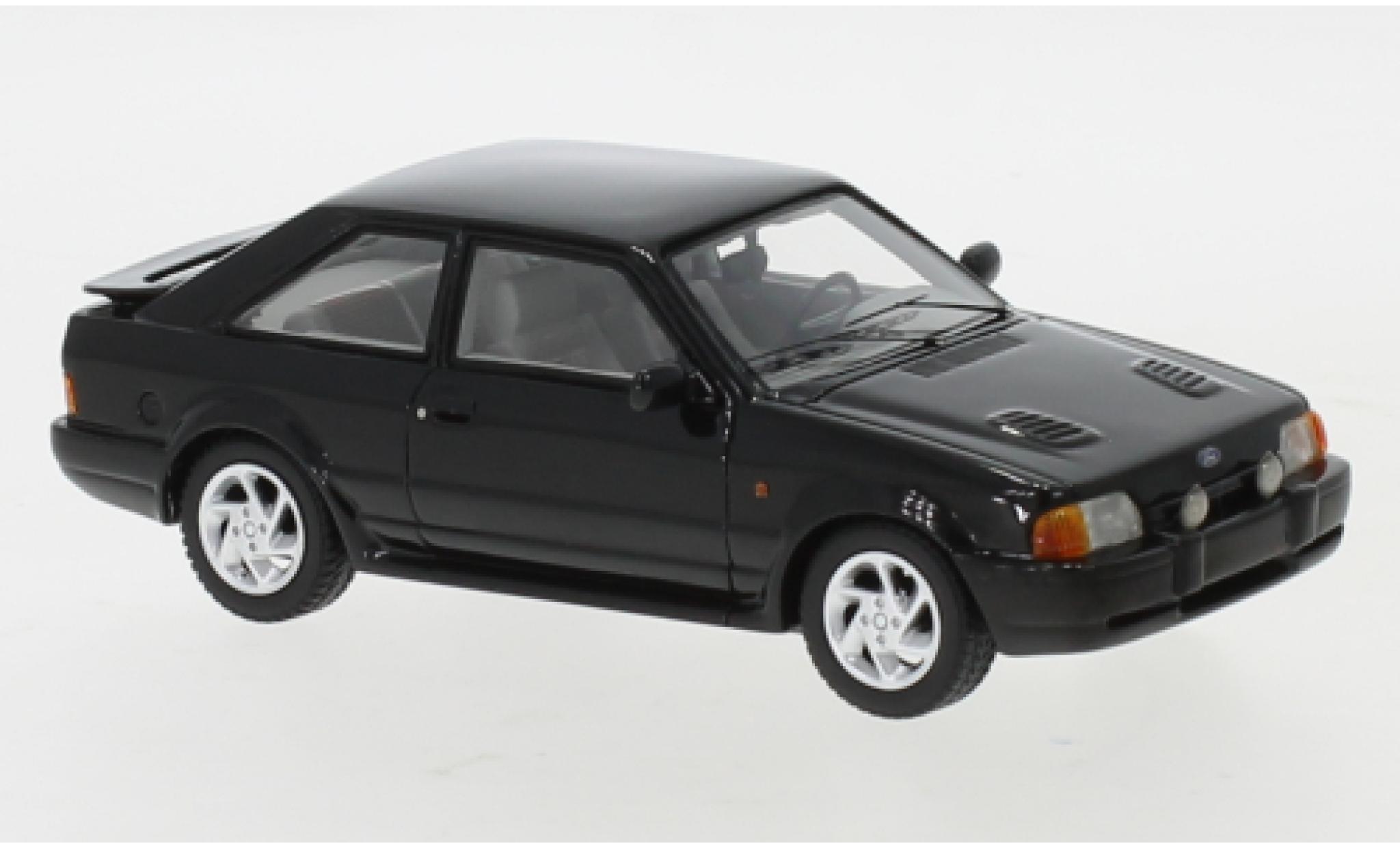 Ford Escort 1/43 Neo MkIV RS Turbo zwart 1986 modelauto