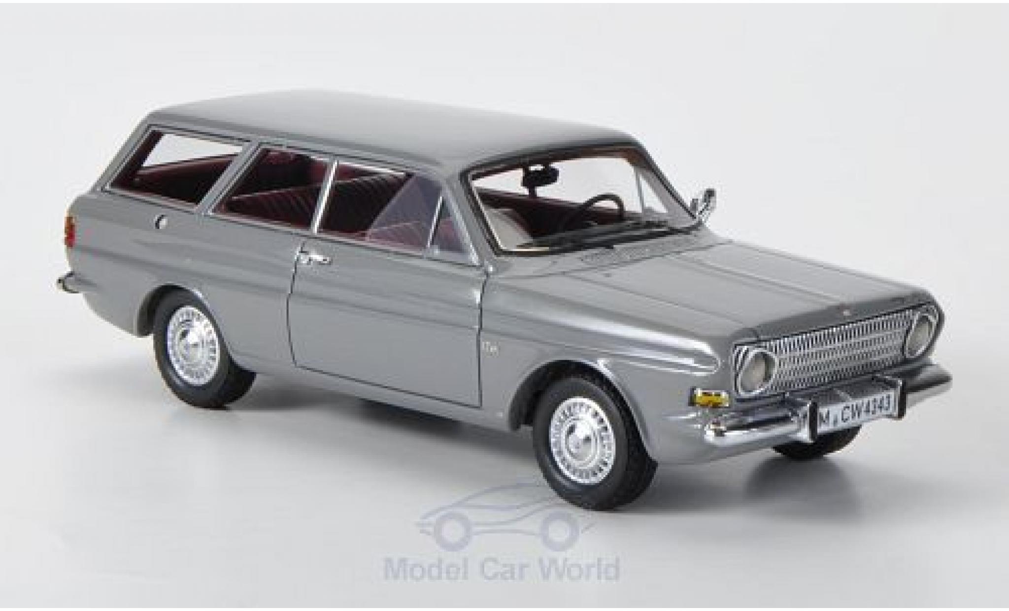 Ford Taunus 1966 1/43 Neo 12M (P6) Turnier grijs 1966 modelauto
