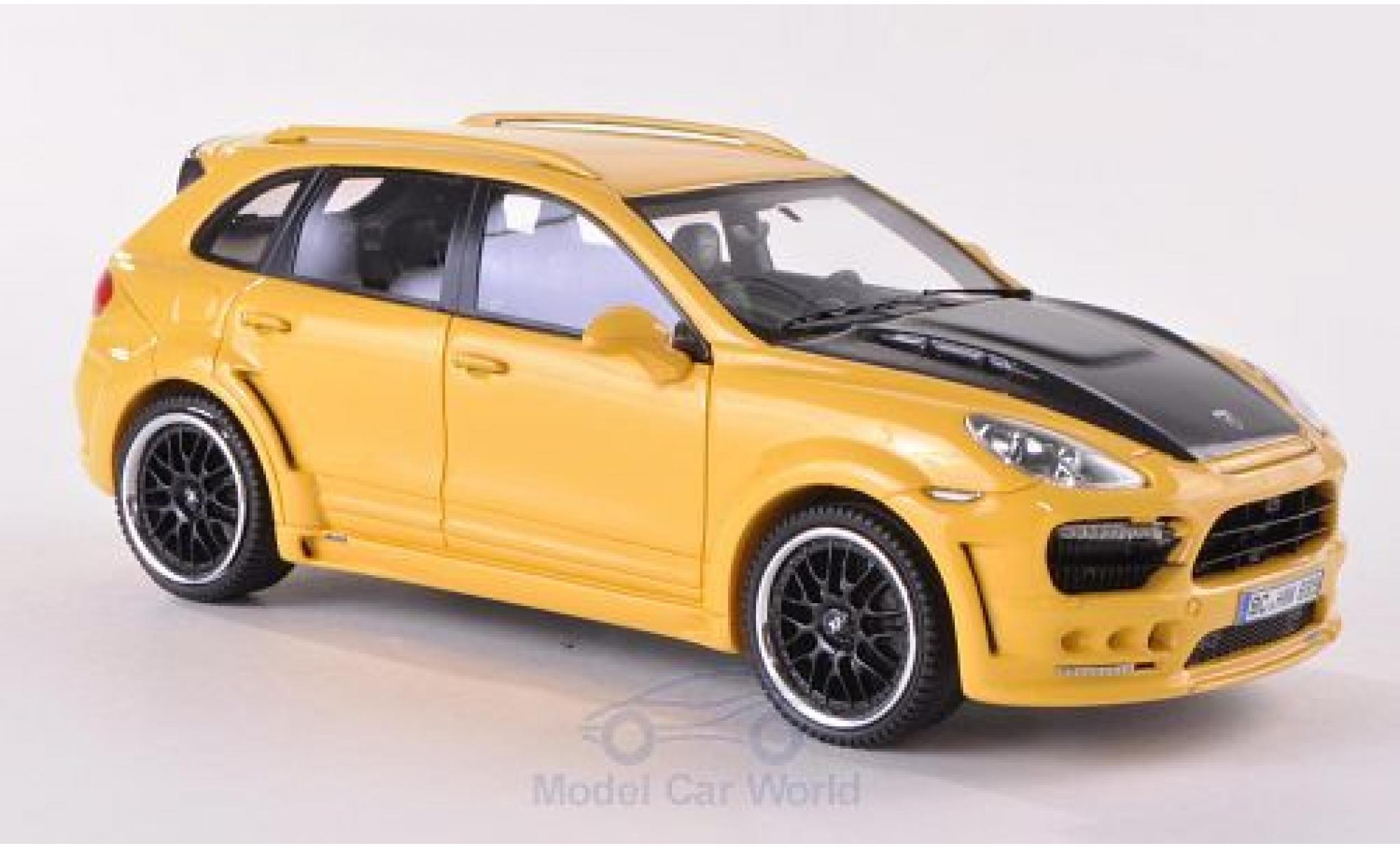 Hamann Guardian 1/43 Neo geel/carbon 2011 modelauto