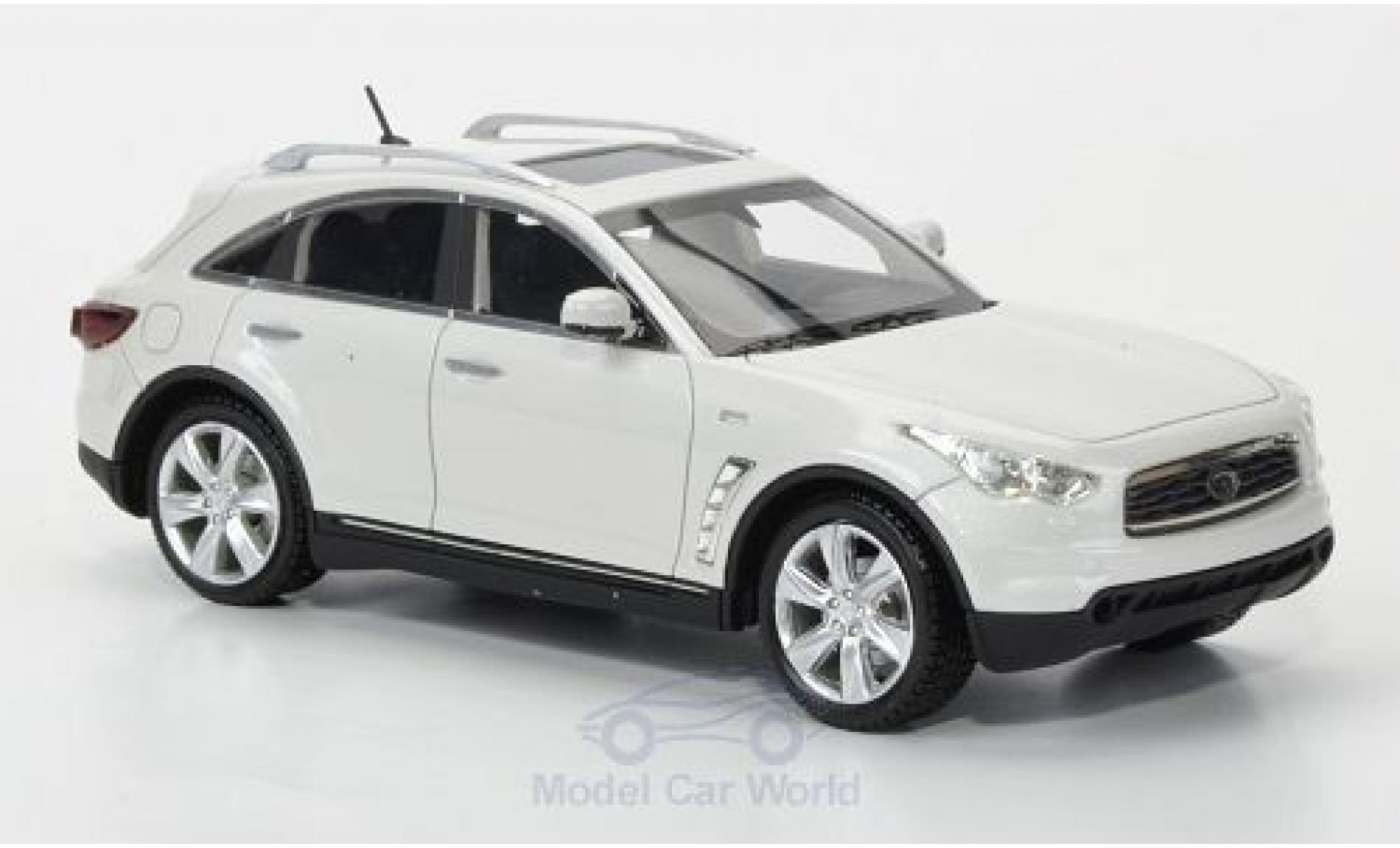 Infiniti FX50 1/43 Neo S metallic wit 2010 modelauto