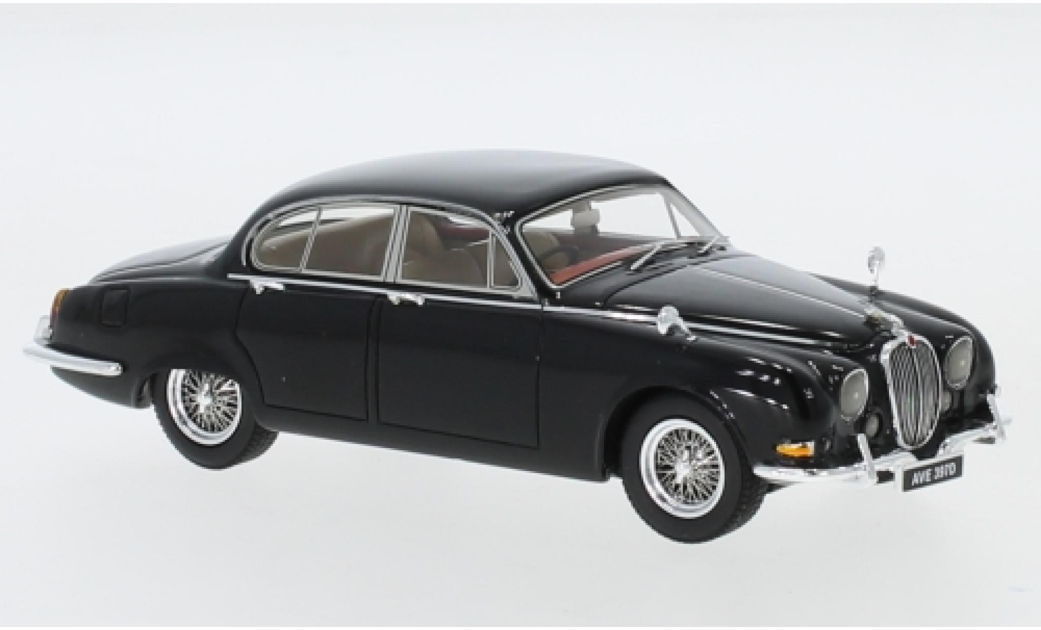 Jaguar S-Type 1/43 Neo 3.4 zwart RHD 1965 modelauto