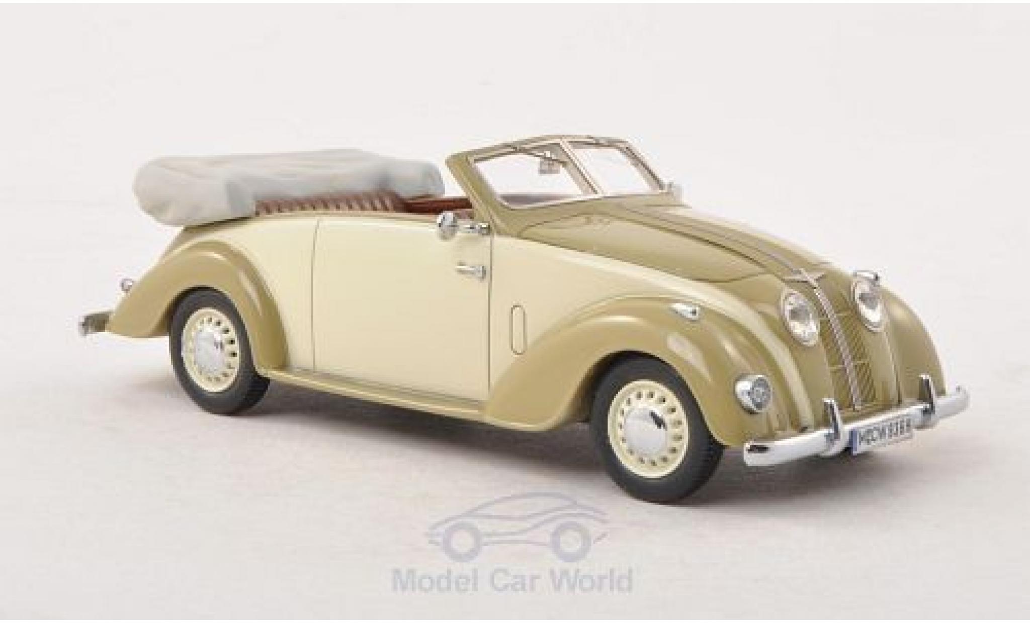 Adler 2.5 1/18 Neo L Cabriolet oliv/beige 1937 modelauto