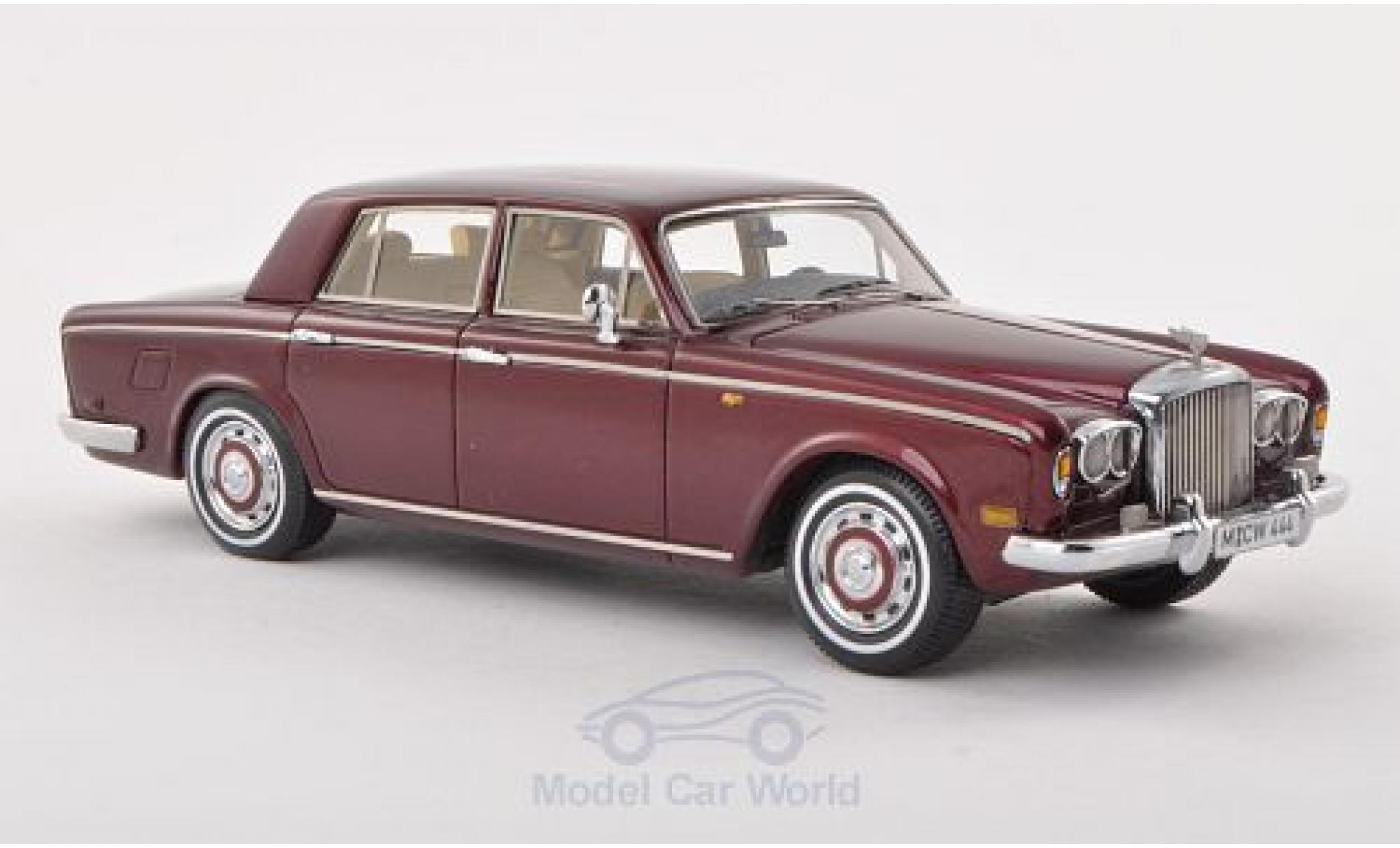 Bentley T1 1/43 Neo Saloon metallic rood 1974 modelauto