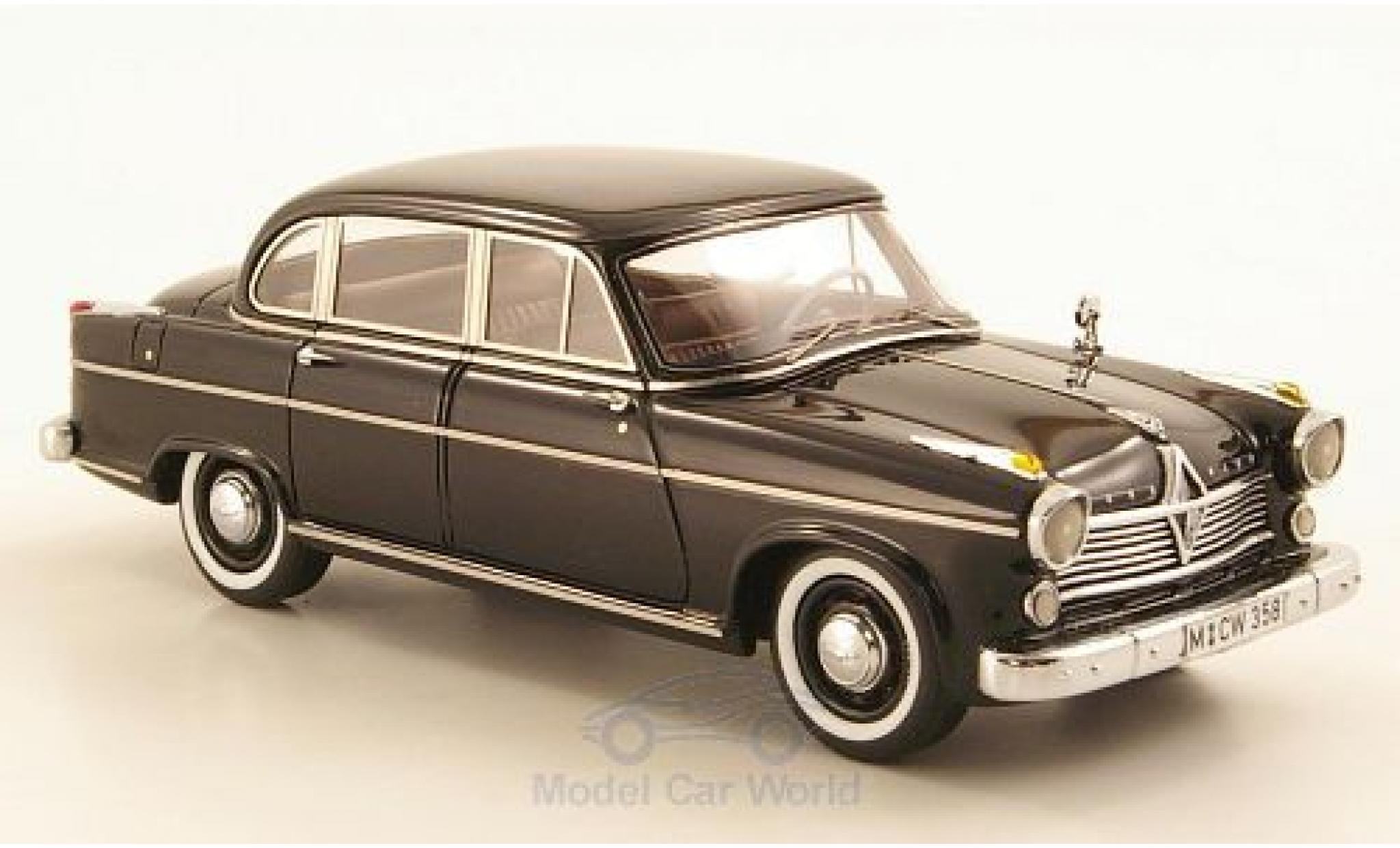 Borgward Hansa 2400 1/43 Neo Pullman zwart 1955 modelauto