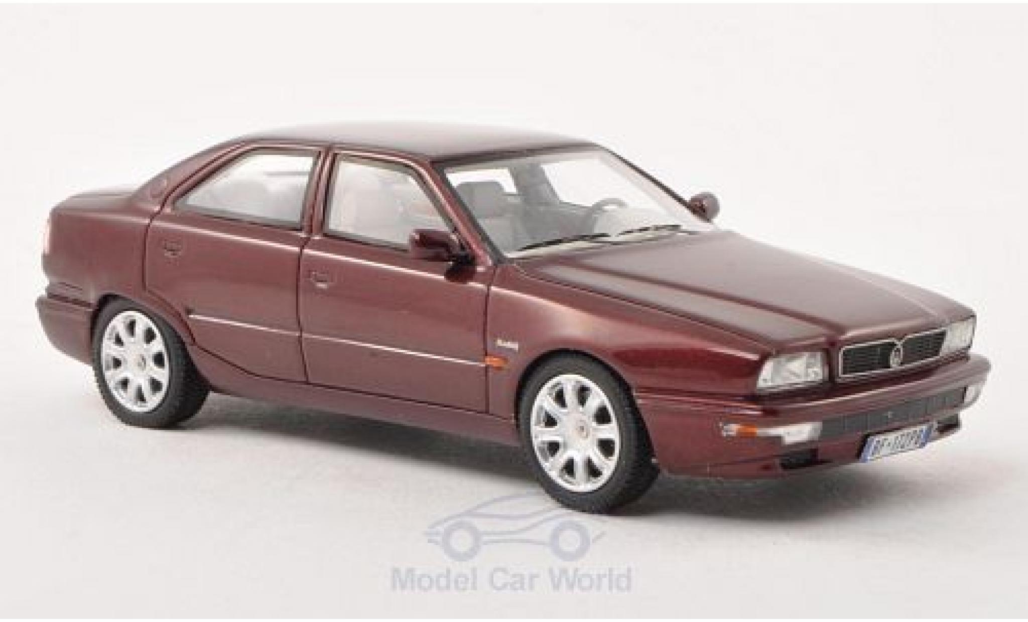 Maserati Quattroporte 1/43 Neo IV metallic rood 1994 modelauto