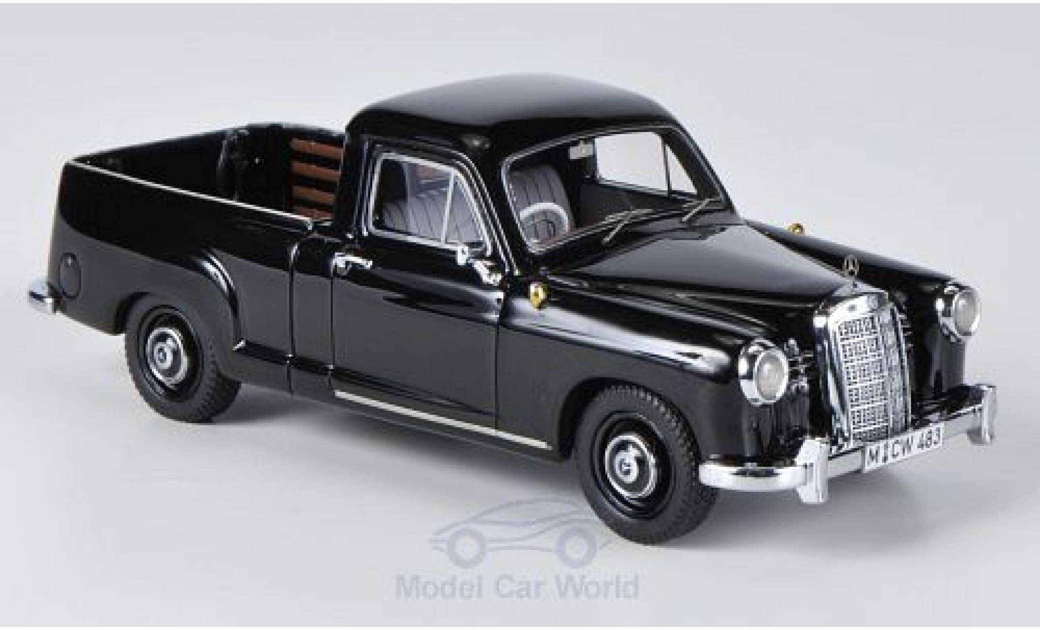 Mercedes 180 1/43 Neo (W120) Bakkie zwart modelauto