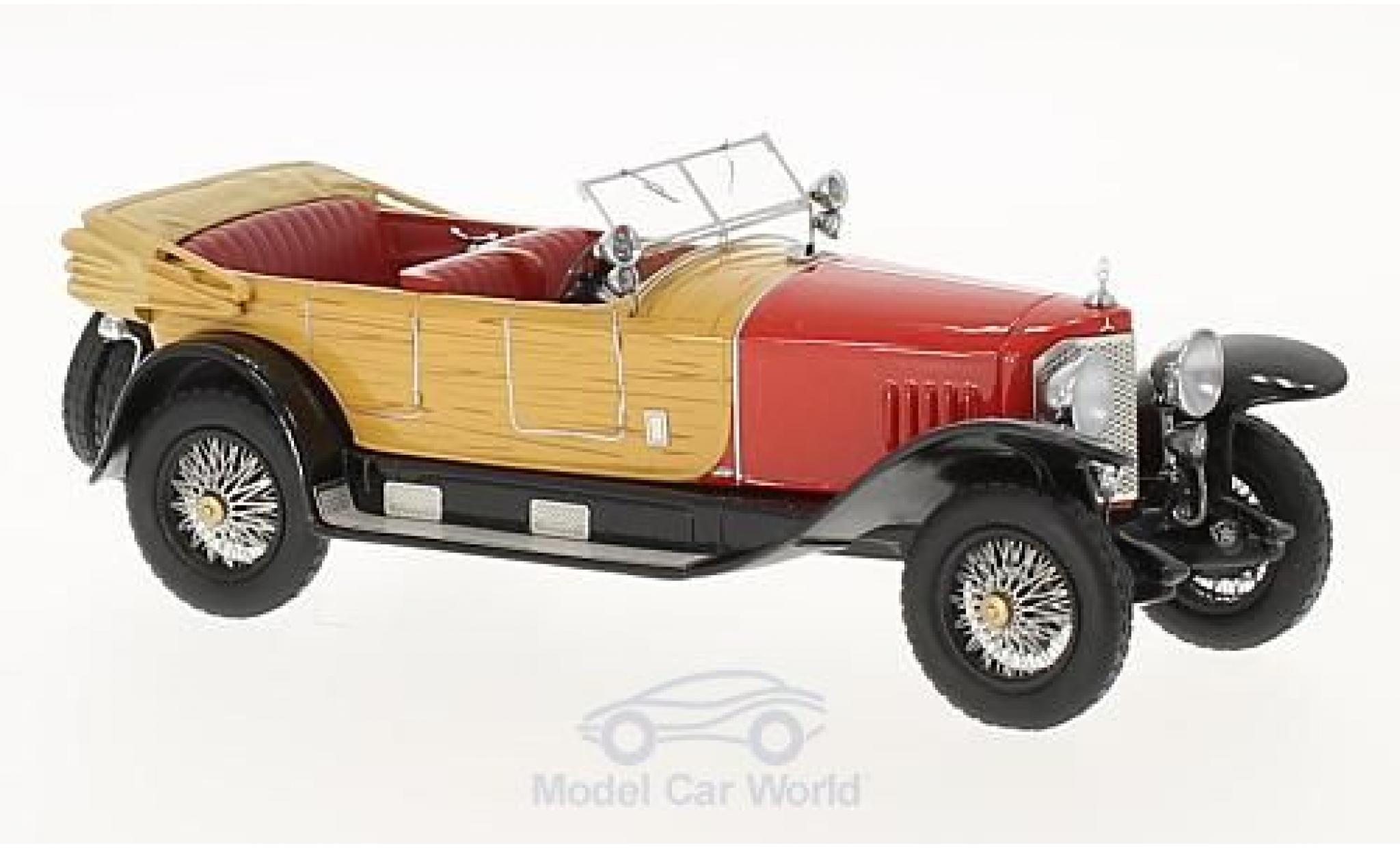 Mercedes 28/95 1/43 Neo rood/Holzoptik RHD 1922 modelauto