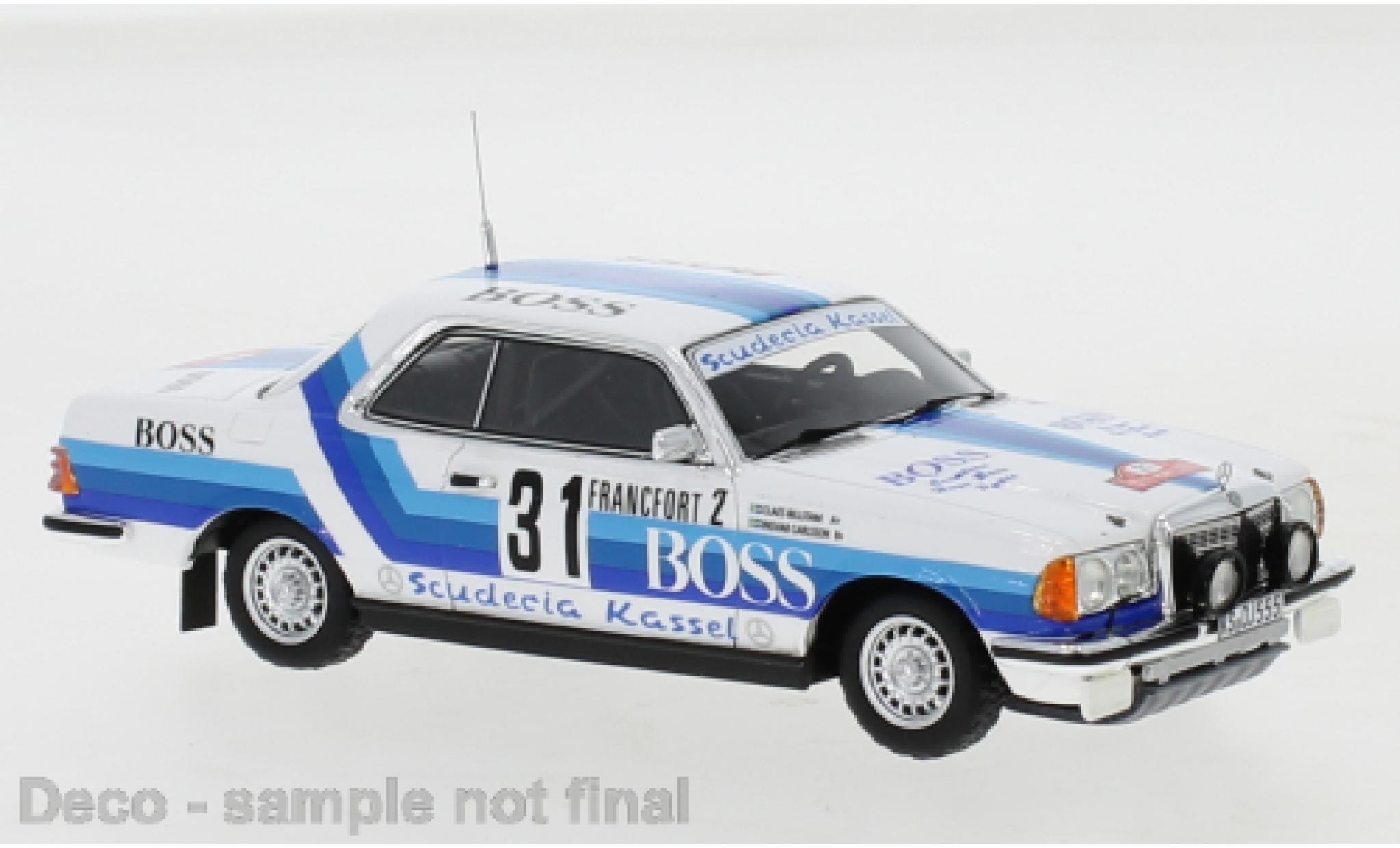 Mercedes 280 1/43 Neo CE No.31 Boss Rallye WM Rallye Monte Carlo 1980 I.Carlsson/C.Billstam modelauto