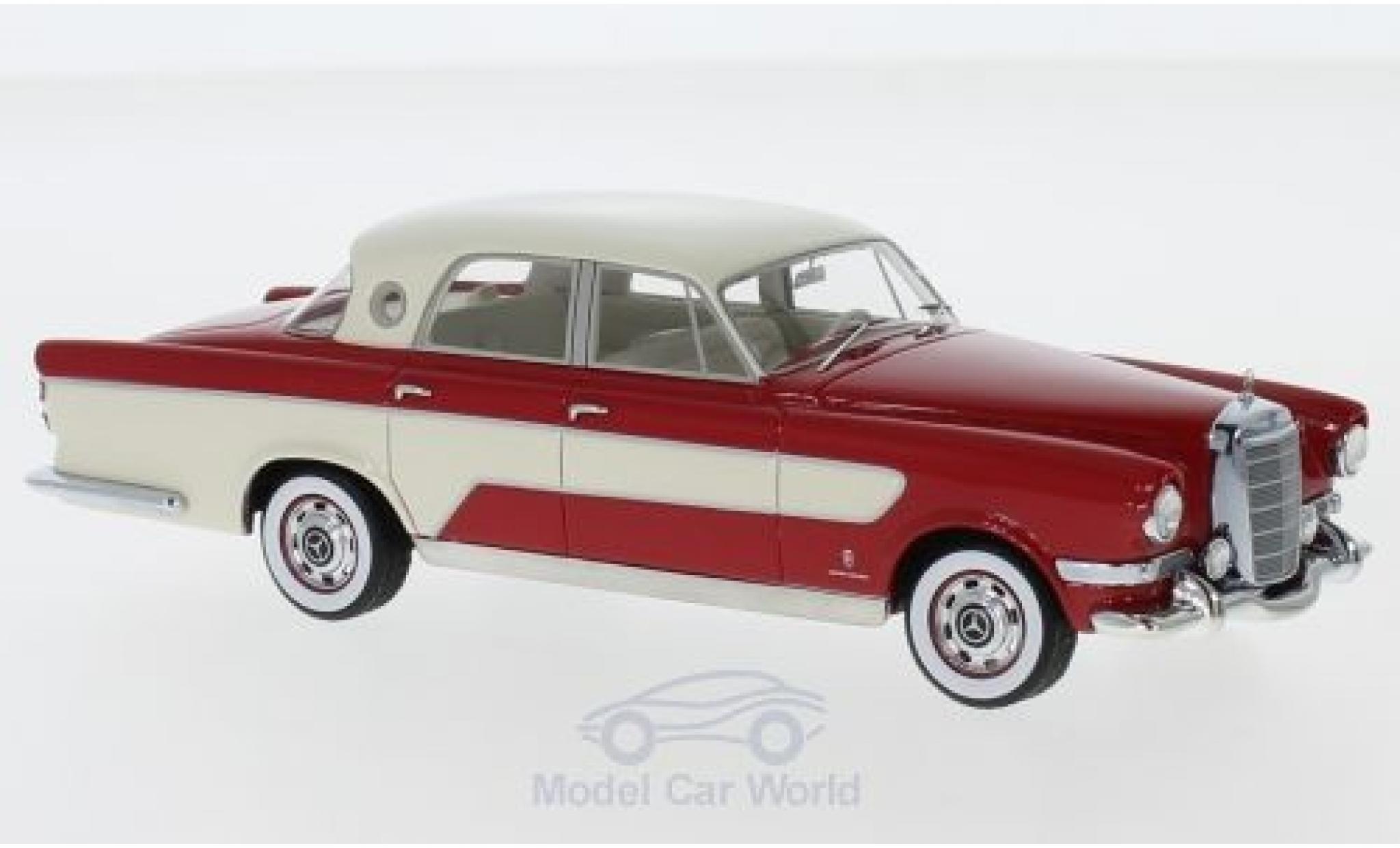 Mercedes Classe G 1/43 Neo Ghia 300C Berlina rood/beige 1956 modelauto