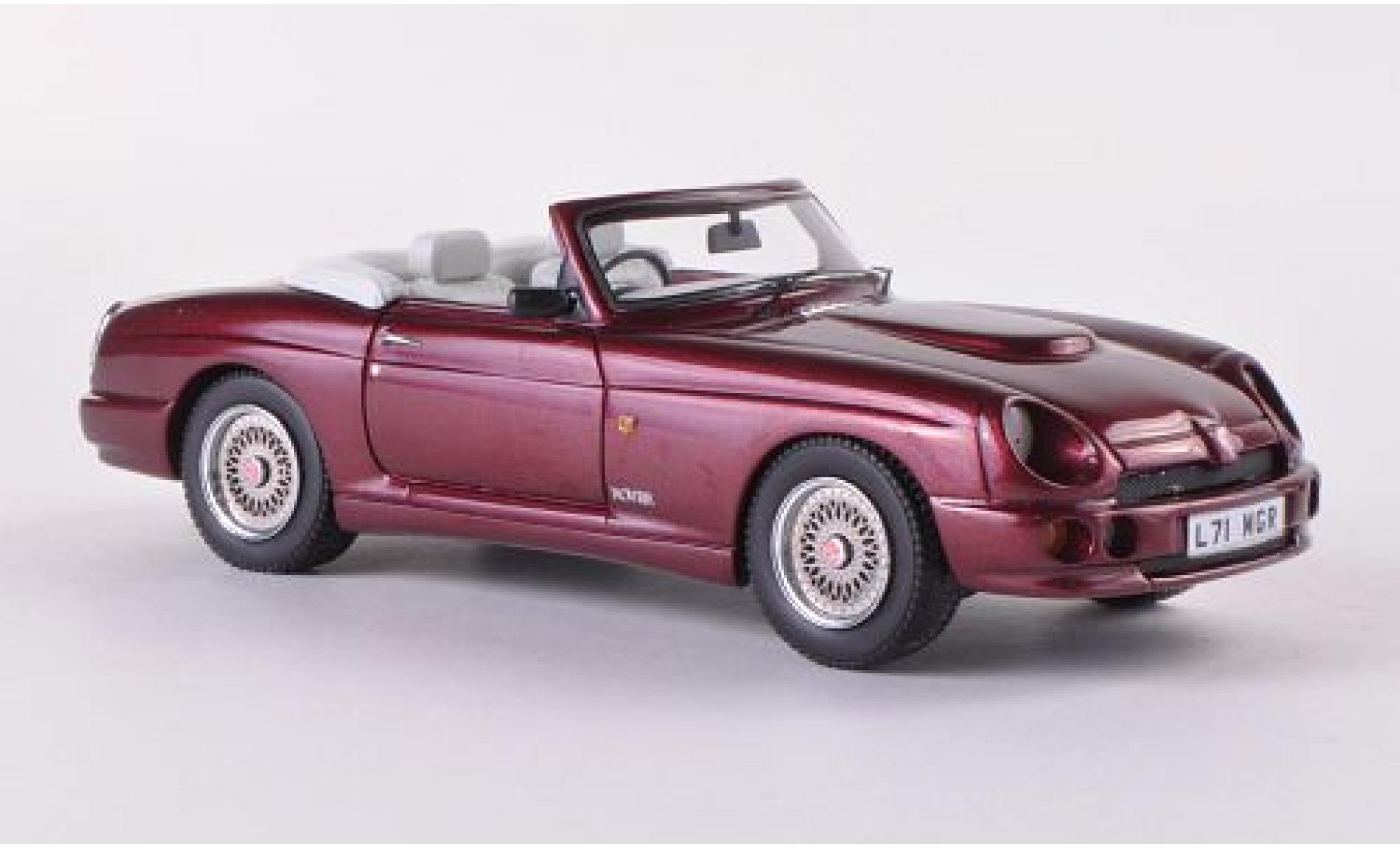 MG RV8 1/43 Neo metallic rood RHD 1993 modelauto