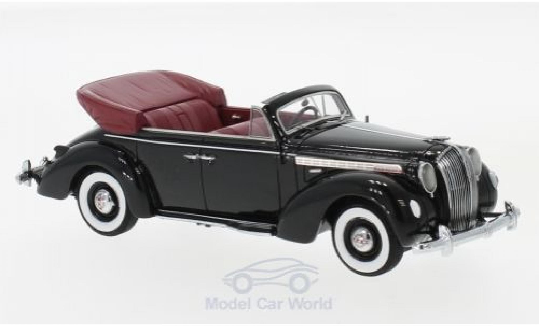 Opel Admiral 1/43 Neo Cabrio zwart 1938 modelauto