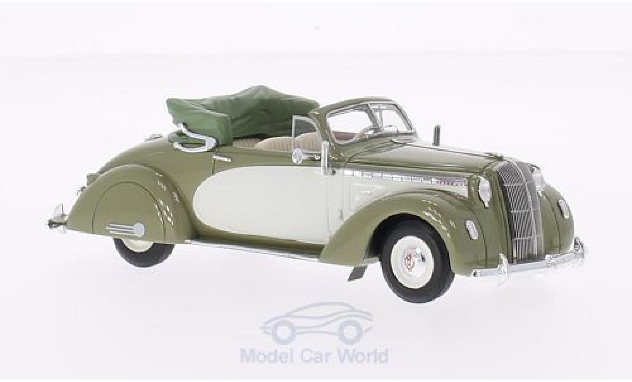 Opel Admiral 1/43 Neo Hebm&uuml;ller oliv/beige 1938 modelauto