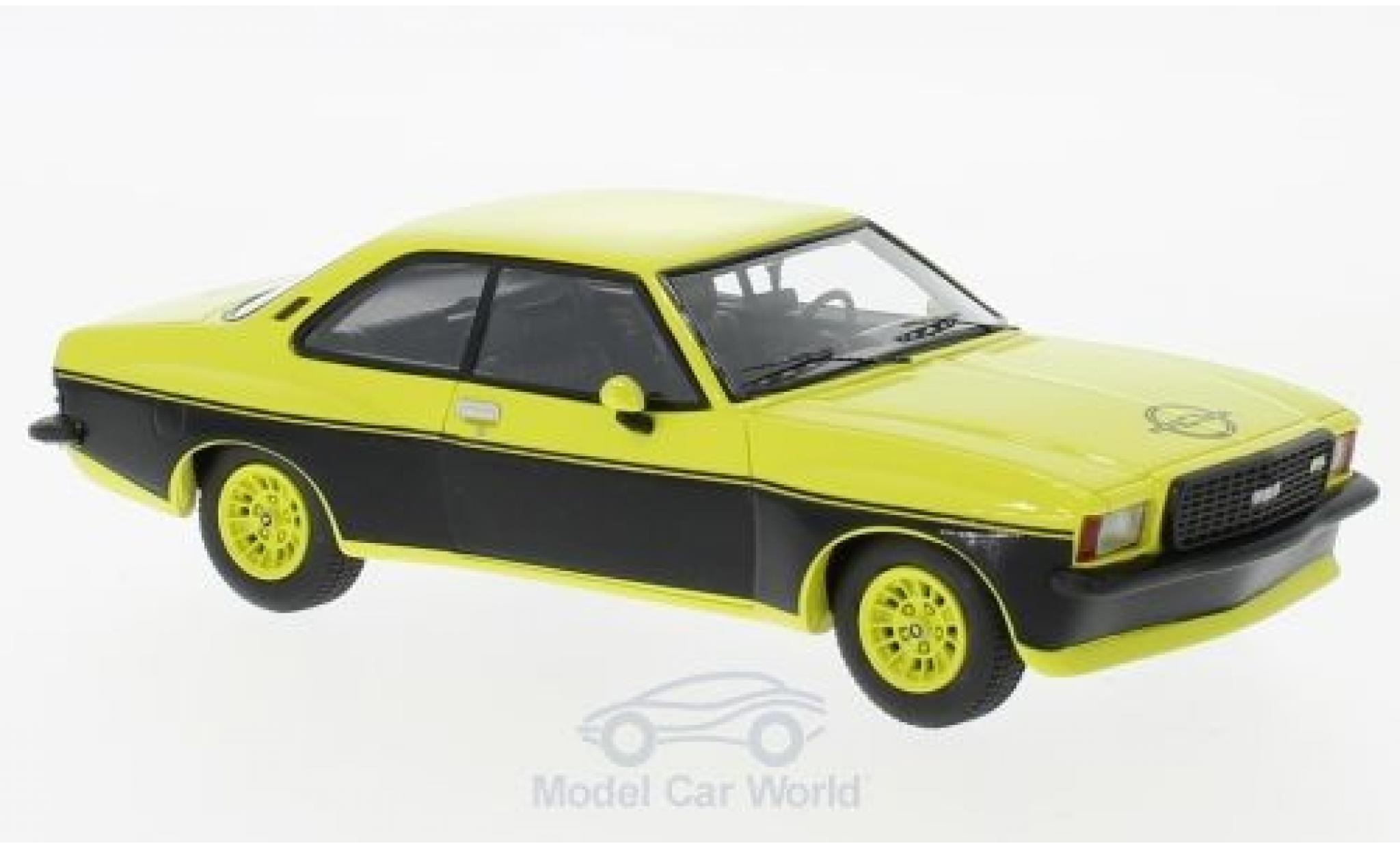 Opel Commodore C 1/43 Neo B GS/E Steinmetz geel/zwart 1974 modelauto