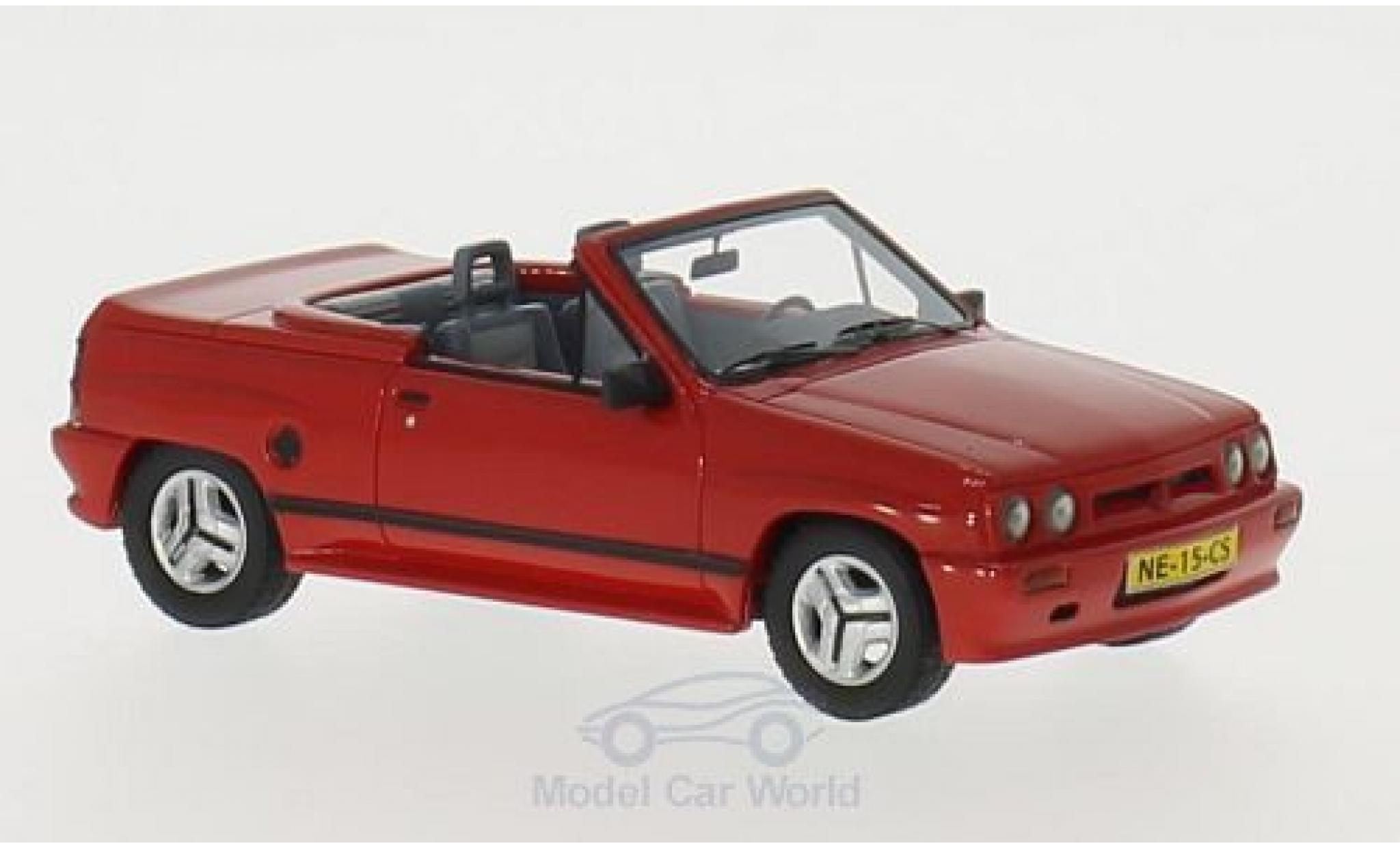 Opel Corsa 1/43 Neo Spider Irmscher i120 rood 1985 modelauto