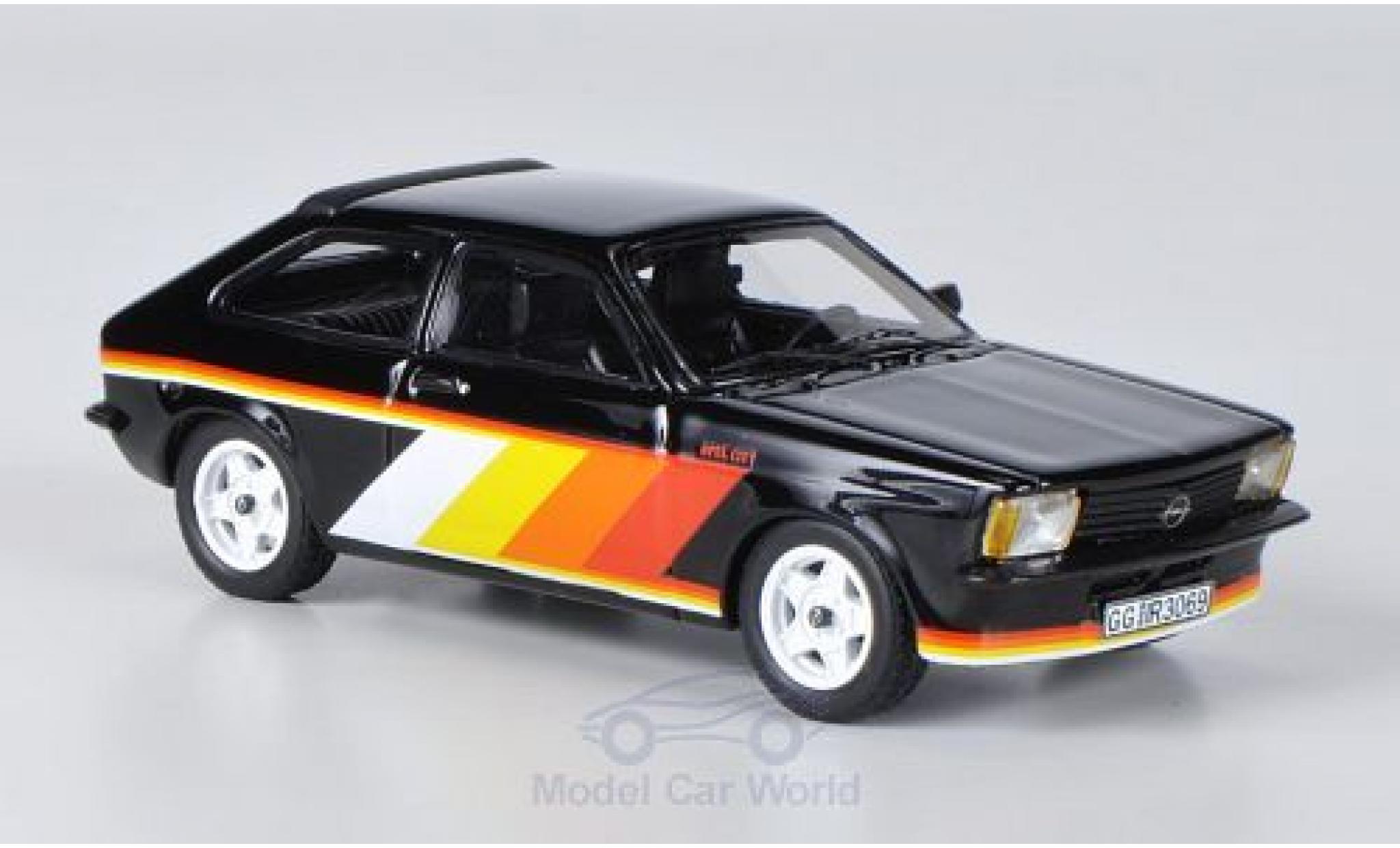 Opel Kadett 1/43 Neo C City Irmscher zwart modelauto