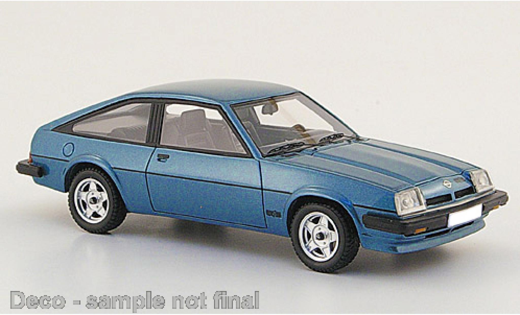 Opel Manta 1/43 Neo B CC metallic blauw 1980 modelauto