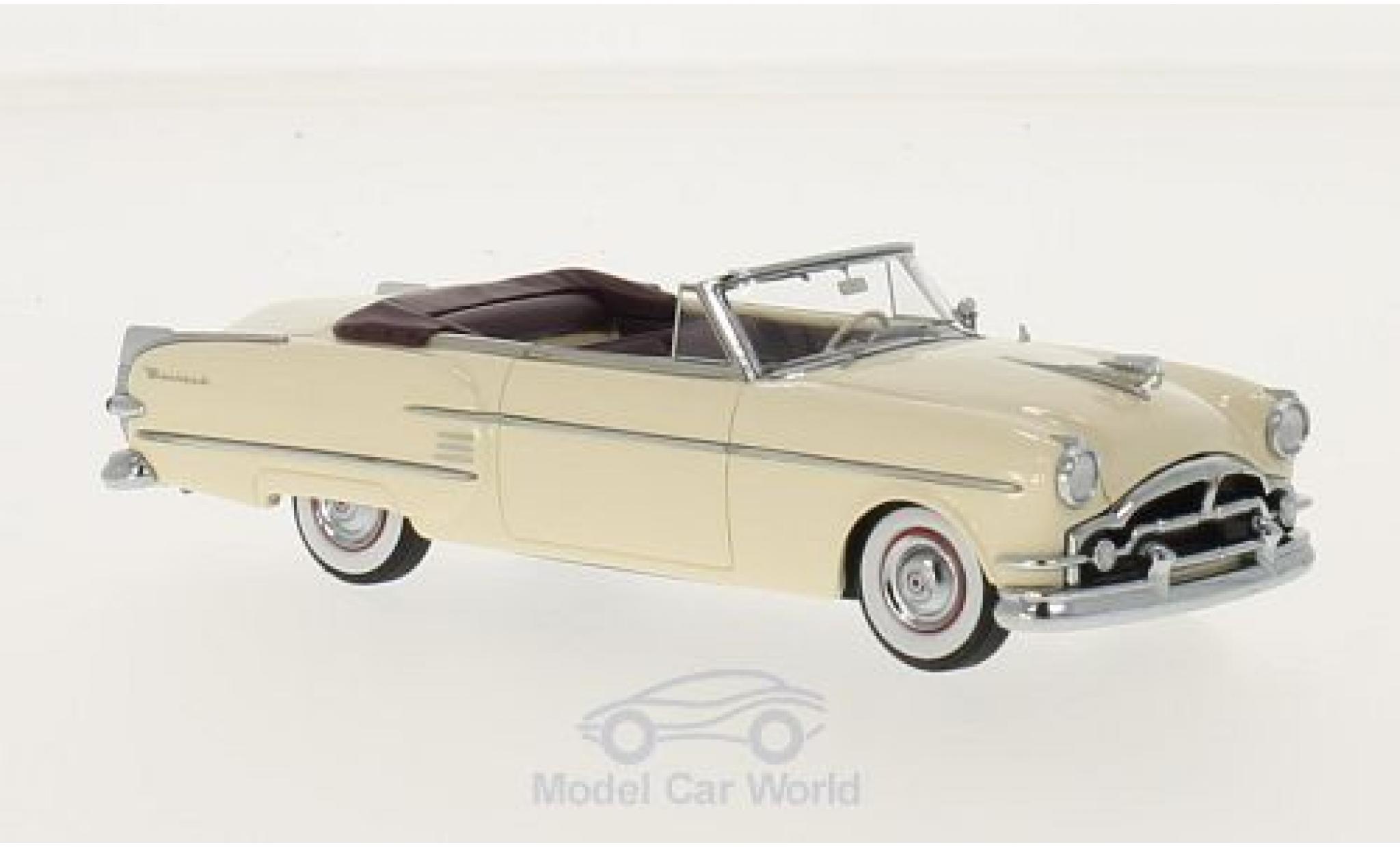 Packard Pacific 1/43 Neo Cabriolet beige/rood 1954 modelauto