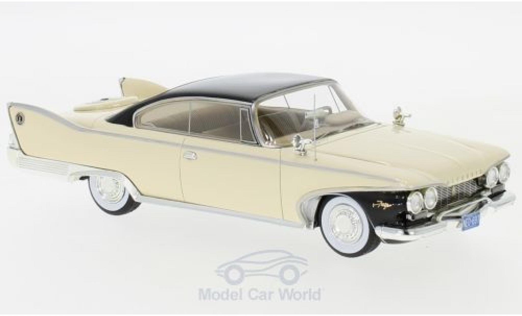 Plymouth Fury 1/43 Neo Coupe beige/zwart 1960 modelauto