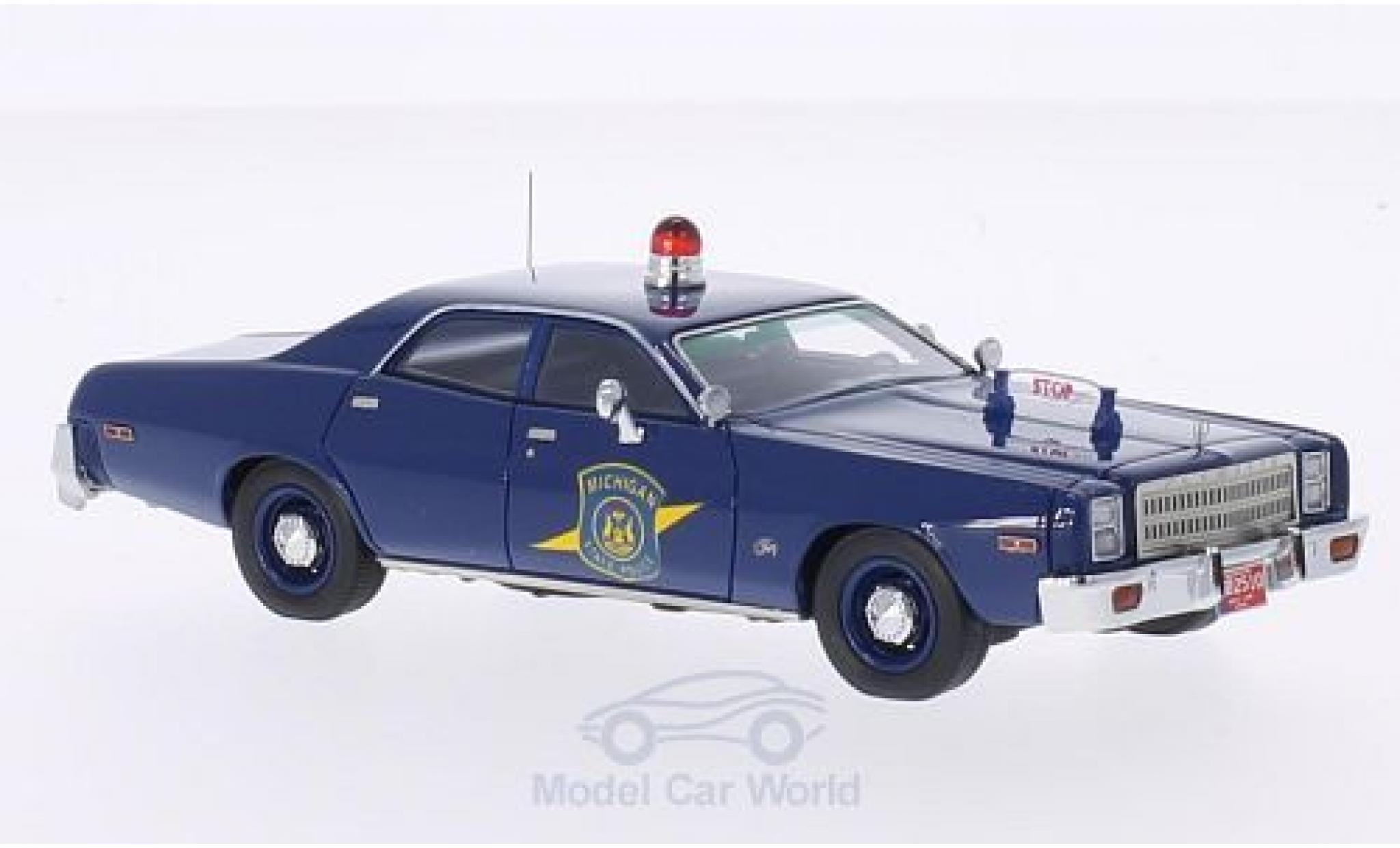 Plymouth Fury 1/43 Neo Michigan State Politie 1977 Politie (USA) modelauto