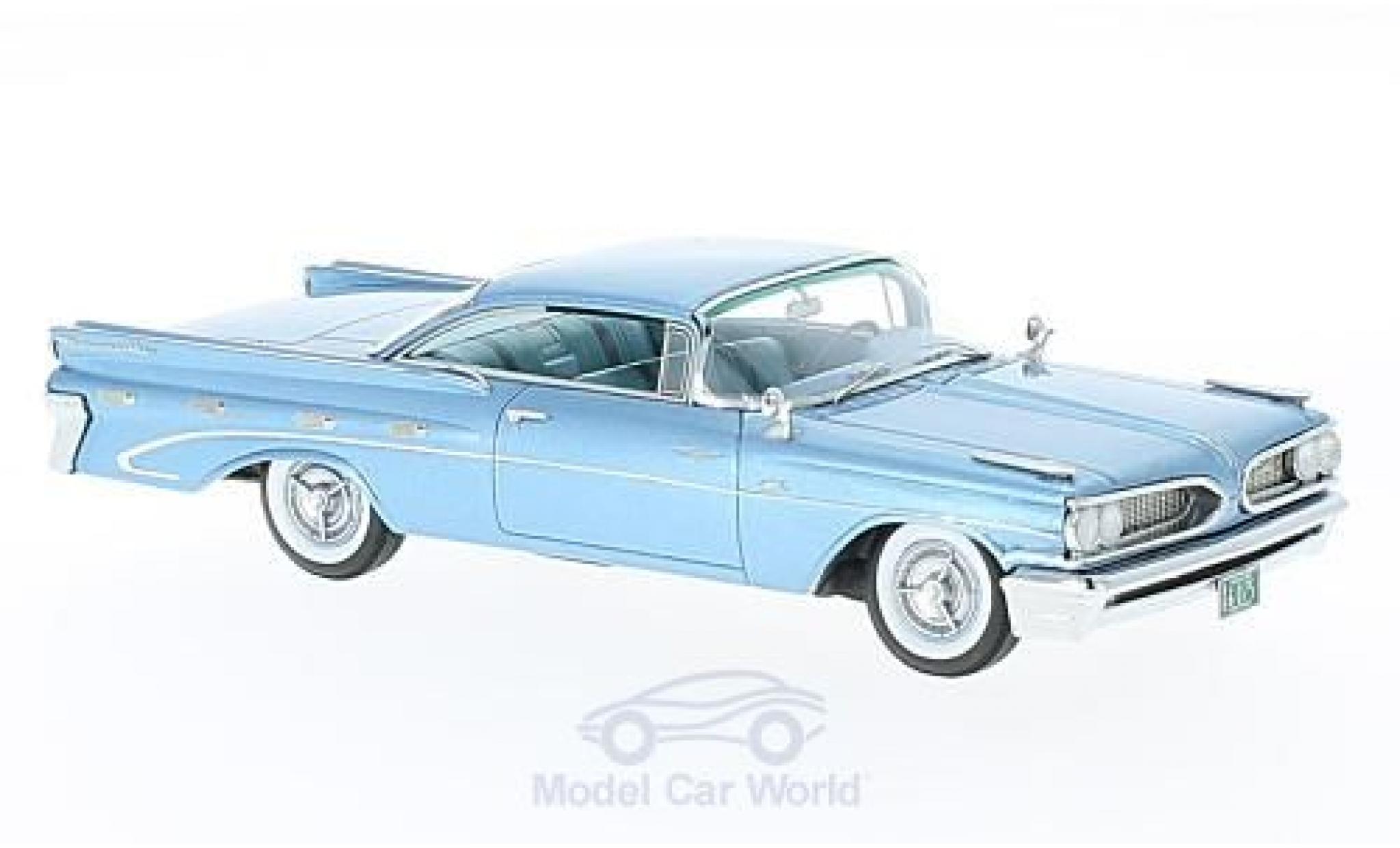 Pontiac Bonneville 1/43 Neo Hardtop metallic blauw 1959 modelauto