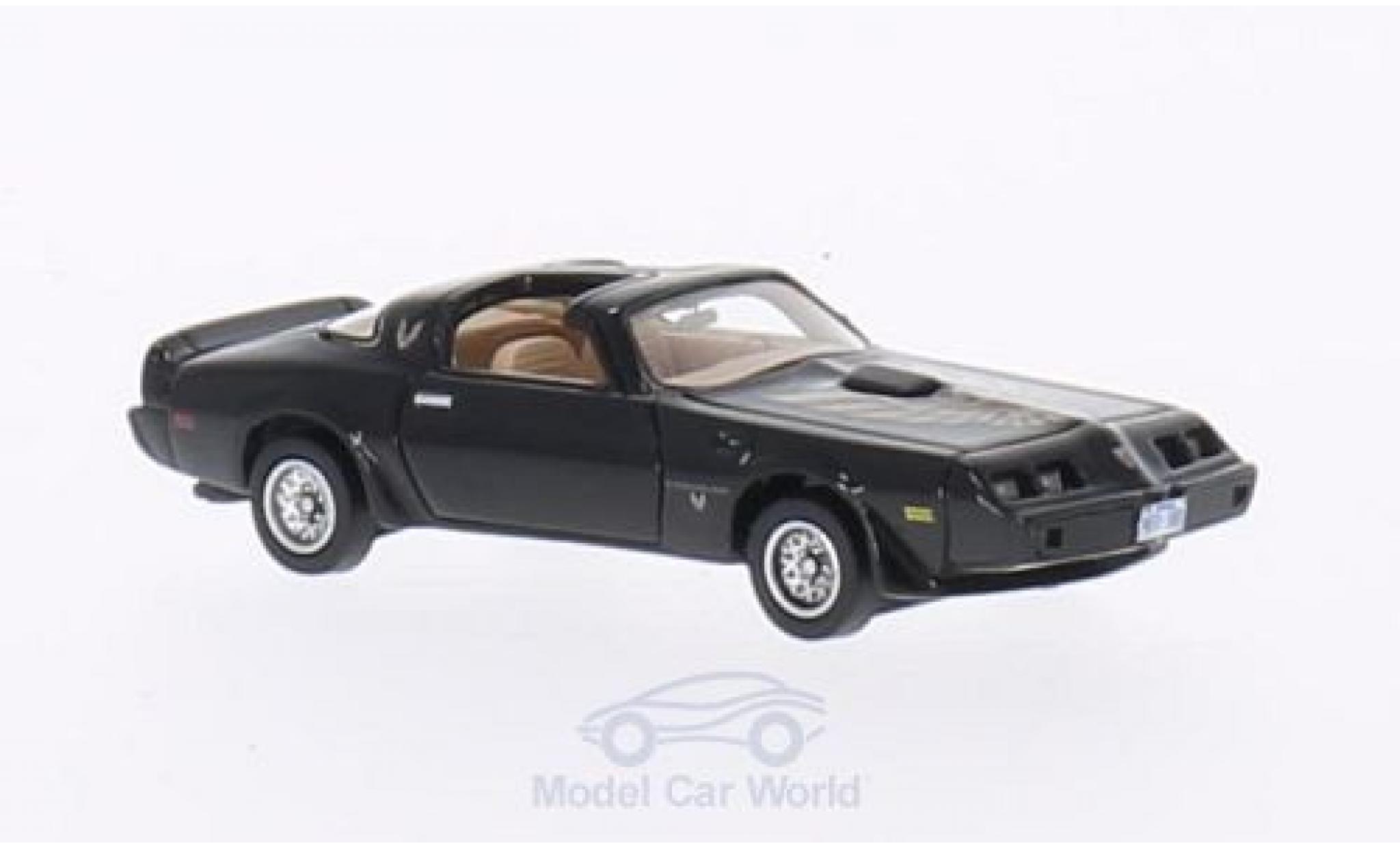 Pontiac Firebird 1979 1/87 Neo Trans Am zwart/Dekor 1979 modelauto