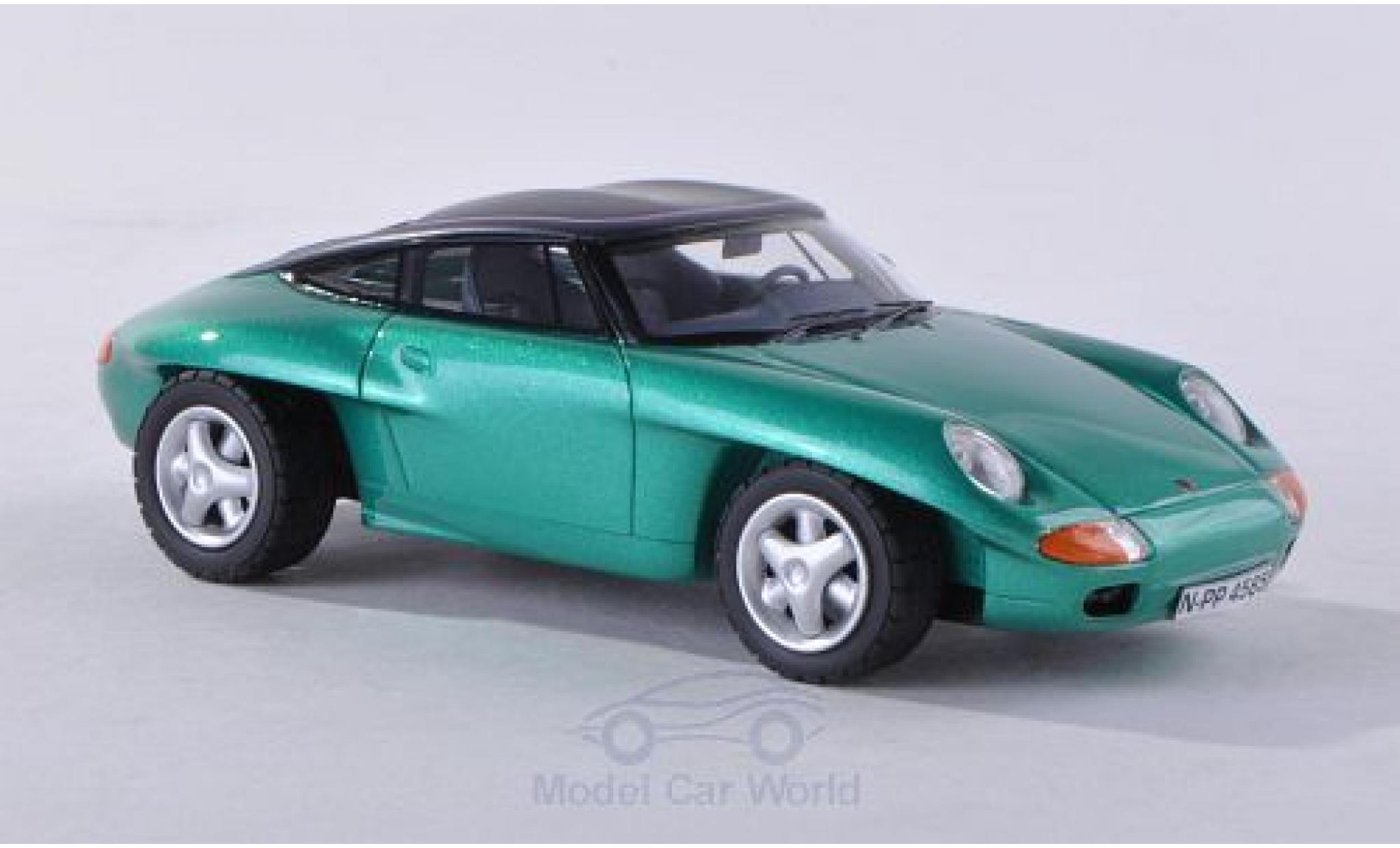 Porsche Panamericana 1/43 Neo metallic groen 1989 geschlossen modelauto