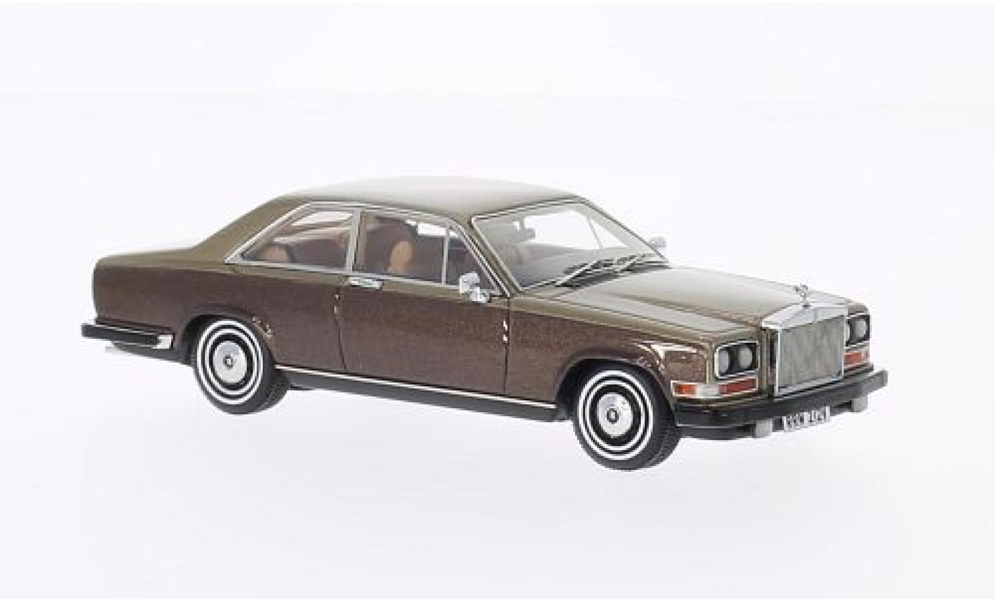 Rolls Royce Camargue 1/43 Neo metallic bruin/gold 1975 modelauto