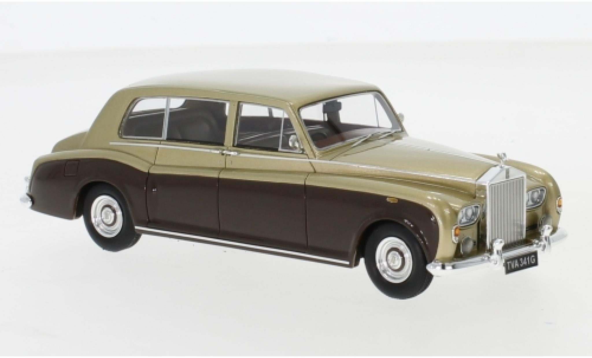 Rolls Royce Phantom 1/43 Neo VI EWB gold/bruin RHD 1968 modelauto