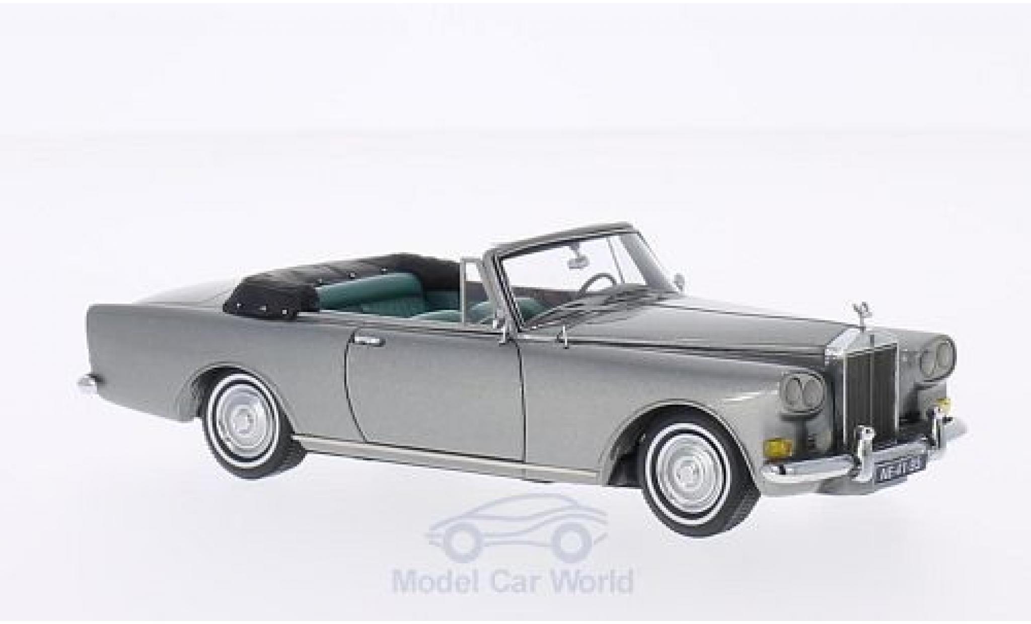Rolls Royce Silver Cloud 1/43 Neo III Mulliner Park Ward DHC metallic grijs 1965 modelauto