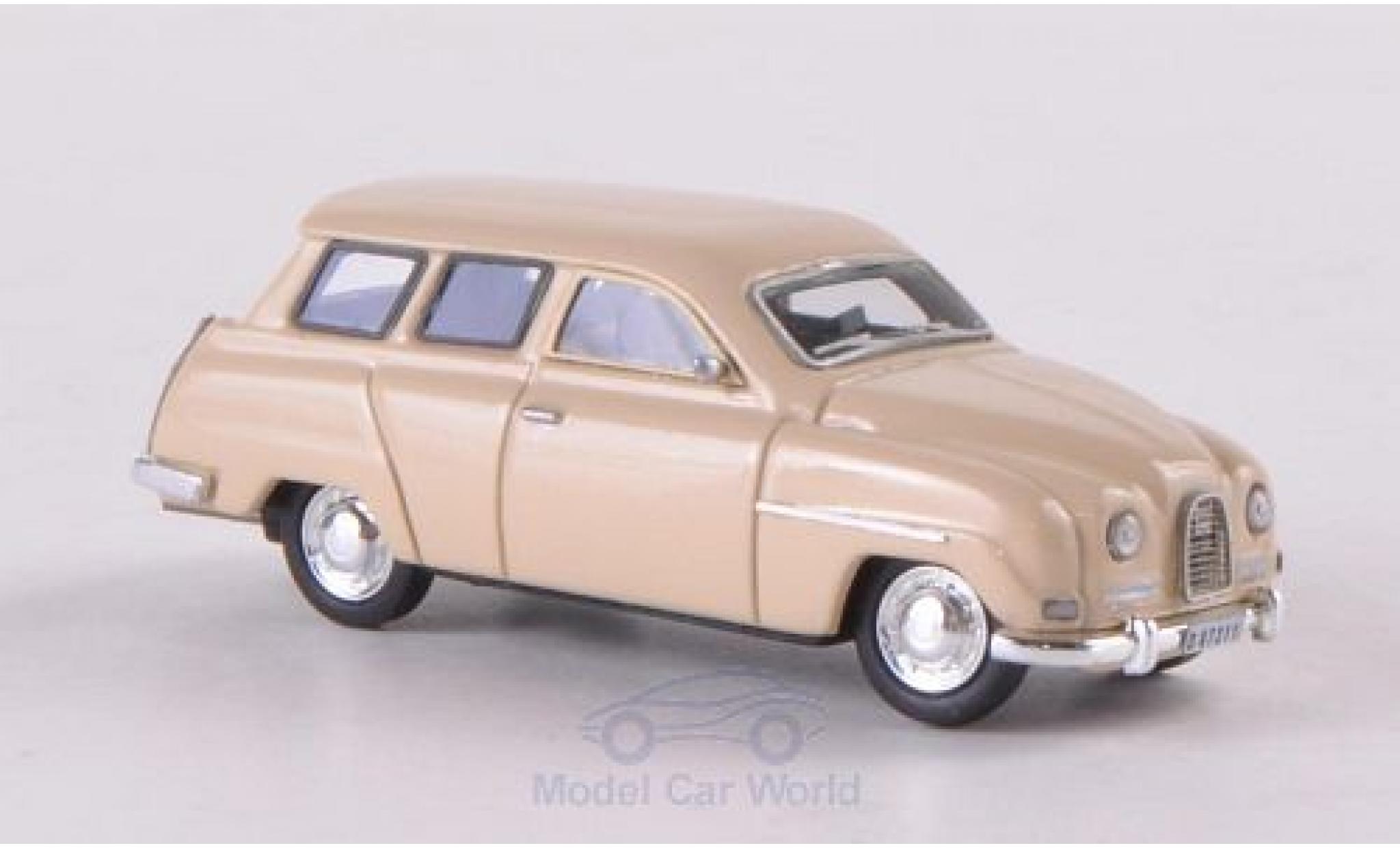 Saab 95 1/87 Neo beige modelauto
