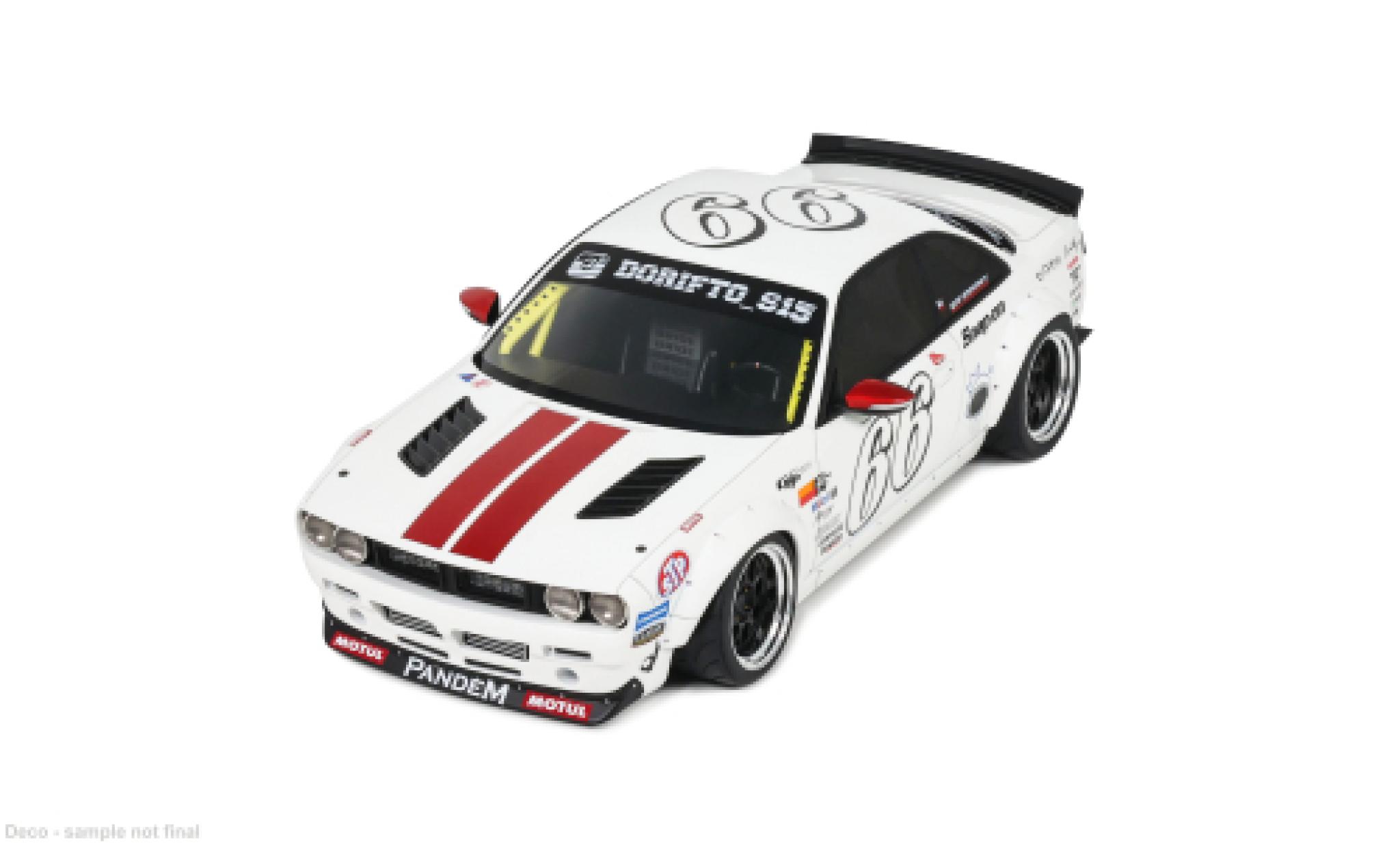 Nissan Silvia 1/18 Ottomobile S14 Boss Rocket Bunny wit 2024 1:18 modelauto