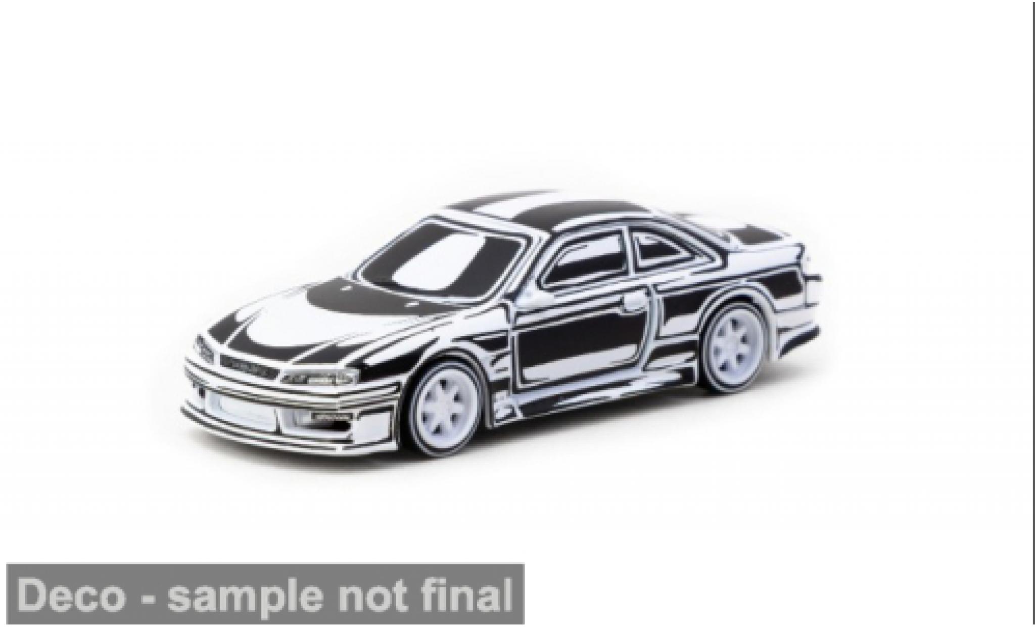 Nissan Silvia 1/64 Tarmac Works (S14) Groenx grijs 1:64 modelauto