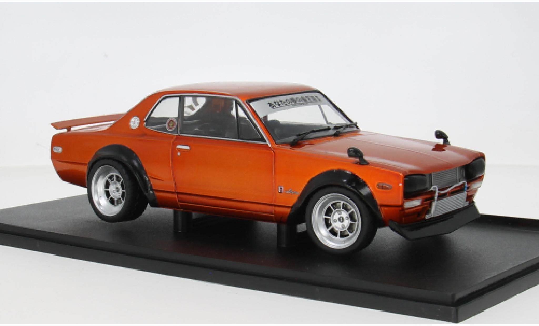 Nissan Skyline 1/18 Solido C10 oranje 1:18 modelauto