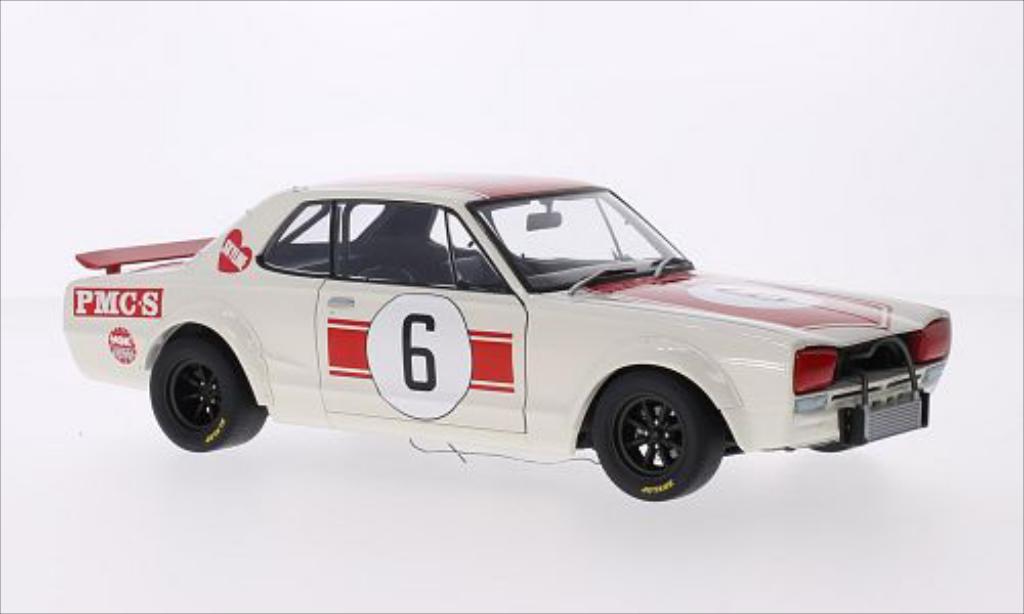 Nissan Skyline 1/18 Autoart GT-R (KPGC10) RHD No.6 GP Japan 1971 modelauto