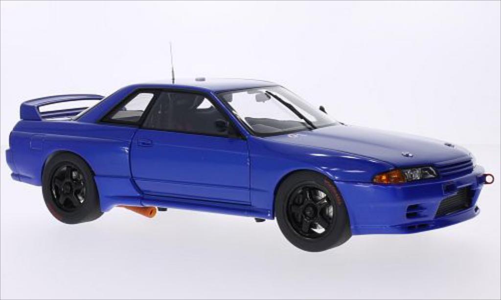 Nissan Skyline 1/18 Autoart GT-R (R32) blauw RHD 1992 modelauto