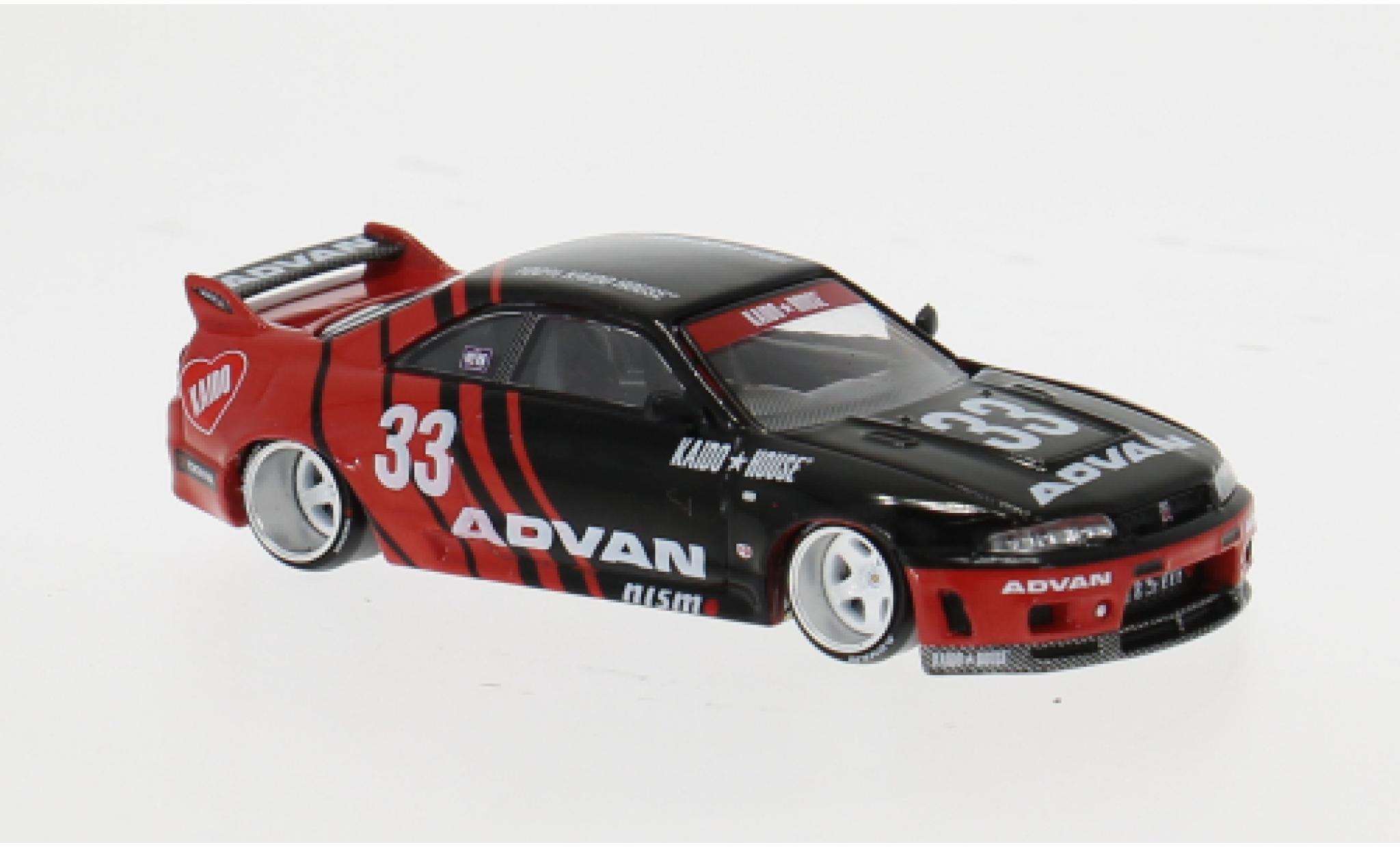 Nissan Skyline 1/64 Mini GT GT-R (R33) Kaido Works Advan 1:64 modelauto