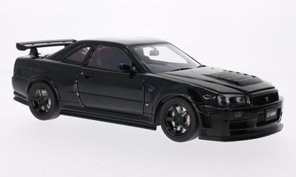 Nissan Skyline 1/18 Autoart GT-R (R34) NISMO Z-Tune zwart 2005 modelauto