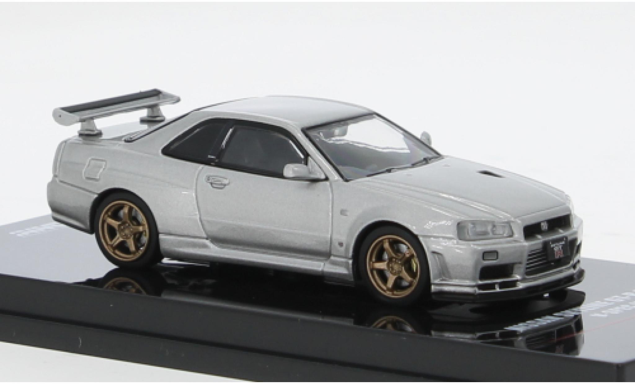 Nissan Skyline 1/64 INNO64 GT-R ( grijs 1:64 modelauto