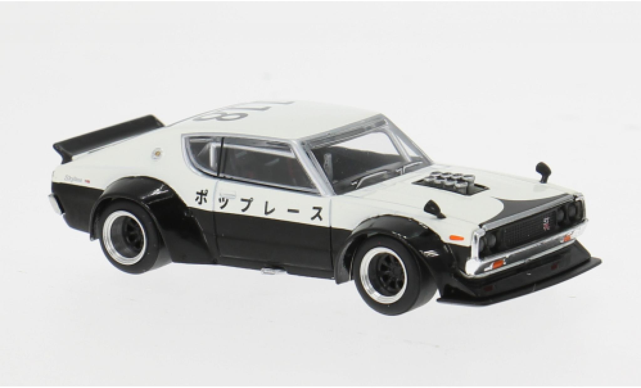 Nissan Skyline 1/64 Pop Race GT-R V8 Drift KPGC 110 Kenmeri 1:64 modelauto