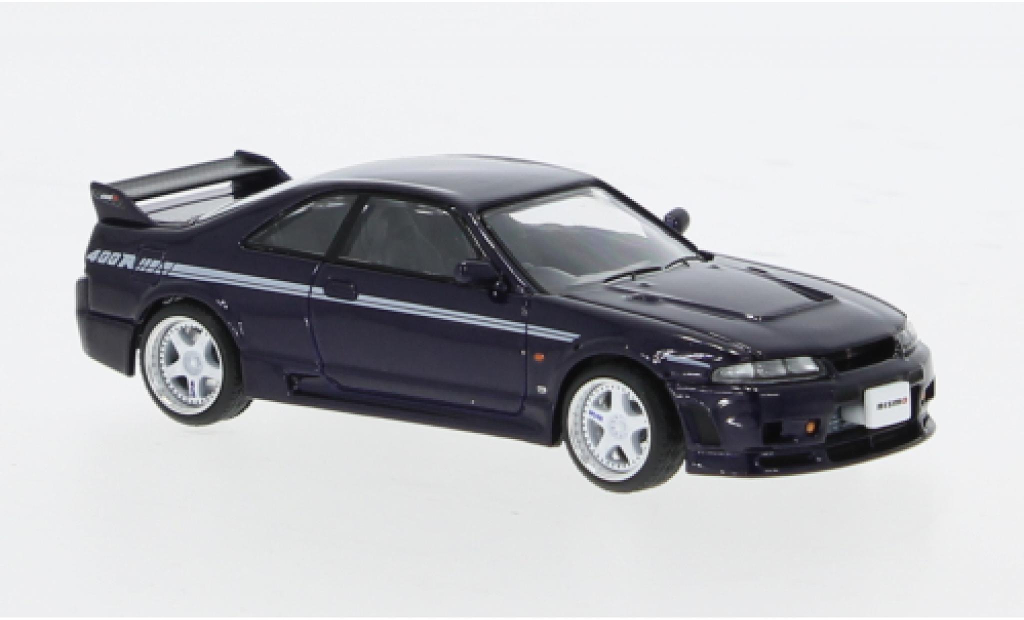 Nissan Skyline 1/64 Pop Race (R33) paars 1:64 modelauto